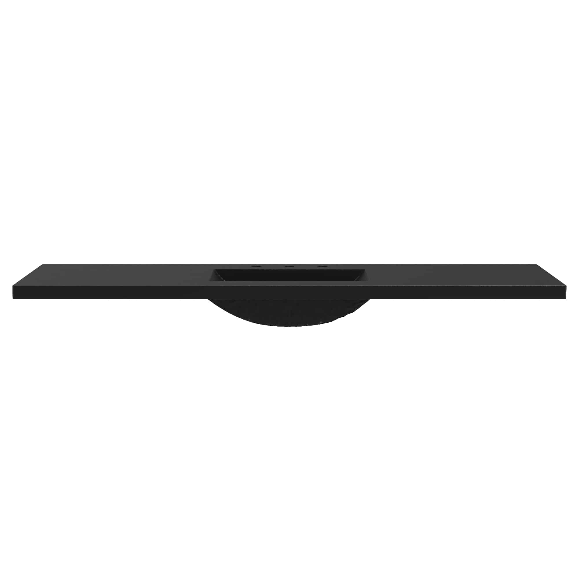 Native Trails 60" Palomar ADA NativeStone Vanity Top and Sink in Charcoal, 8" Widespread Cutout, NSVNT60-C Product Image