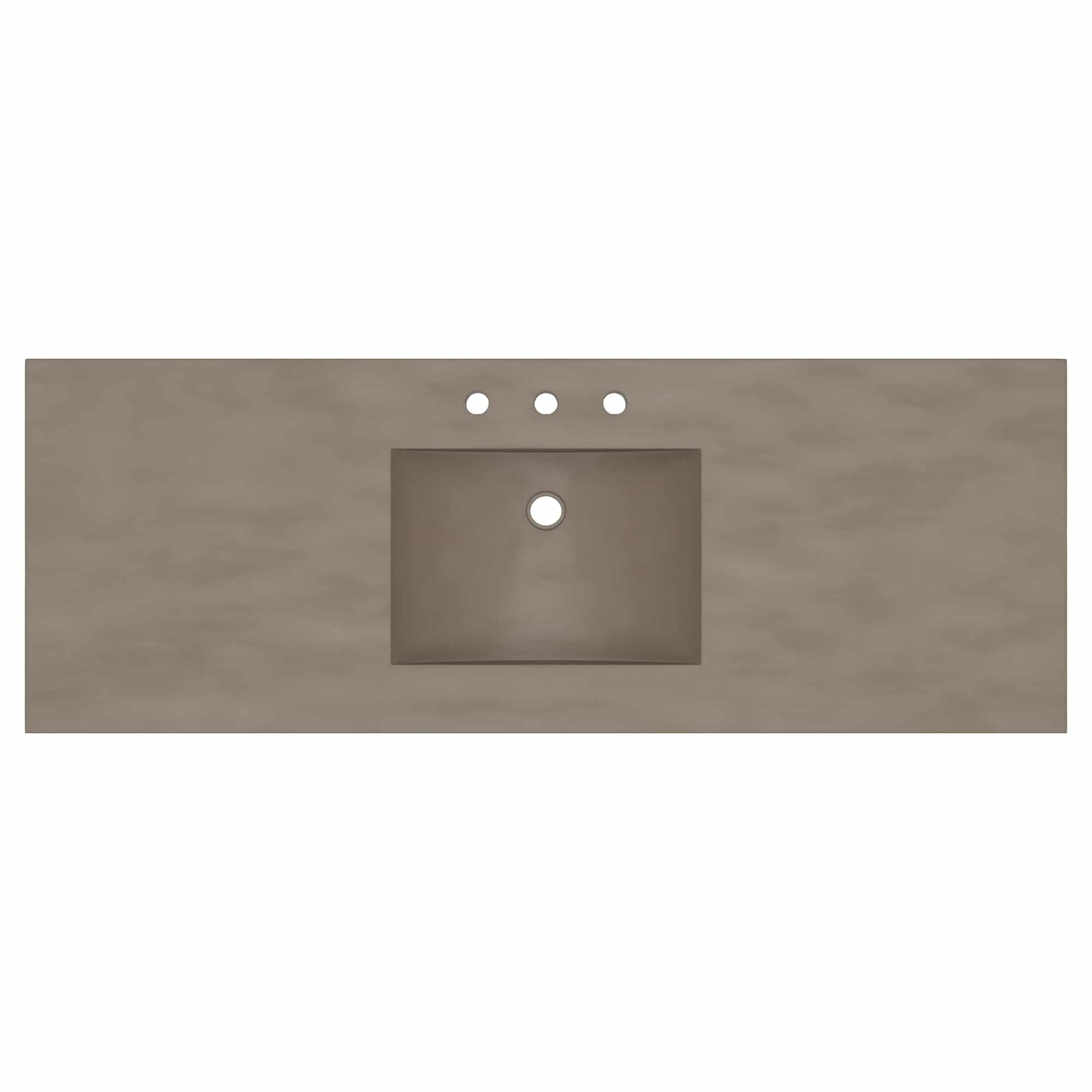 Native Trails 60" Palomar ADA NativeStone Vanity Top and Sink in Earth, 8" Widespread Cutout, NSVNT60-E Product Image