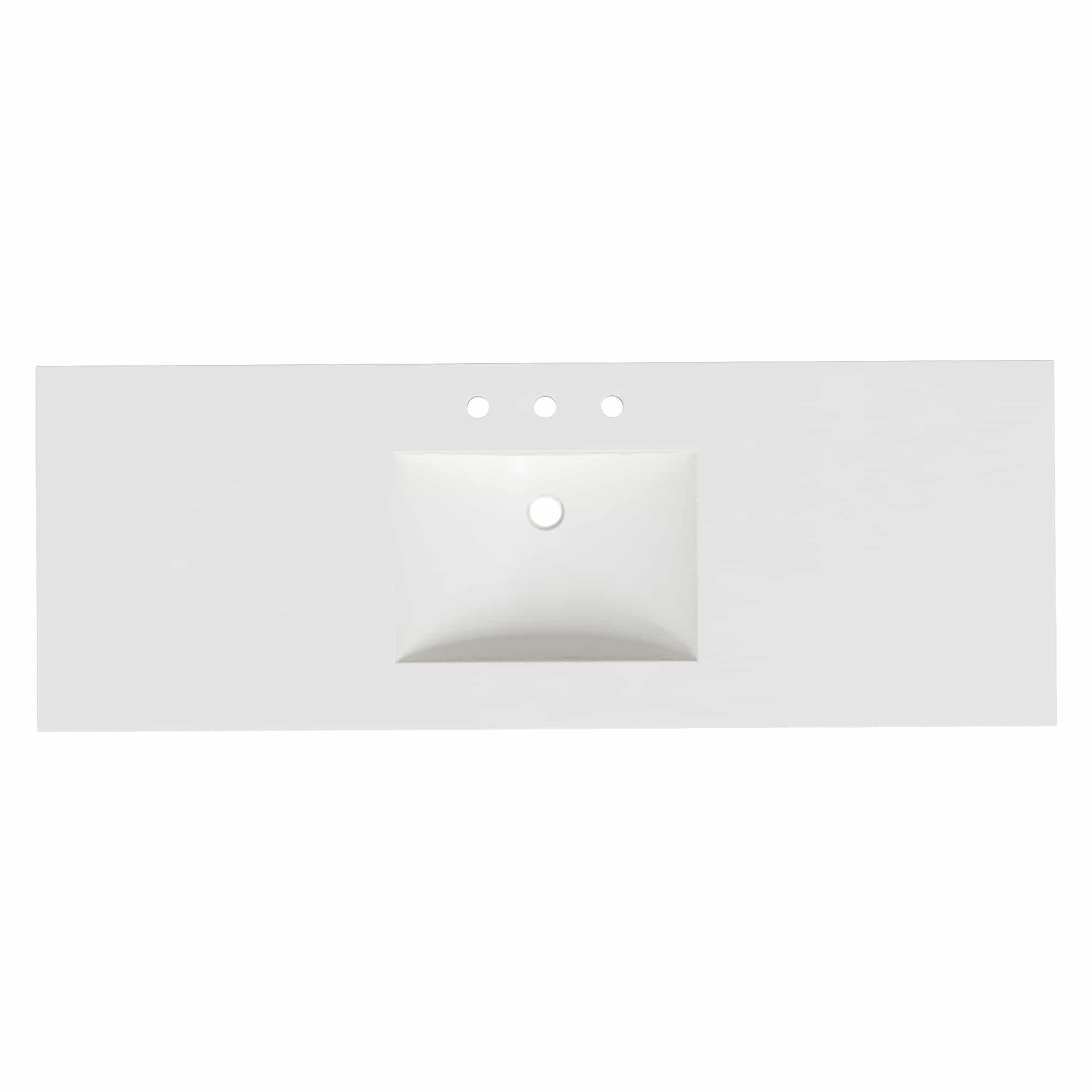 Native Trails 60" Palomar ADA NativeStone Vanity Top and Sink in Pearl, 8" Widespread Cutout, NSVNT60-P Product Image