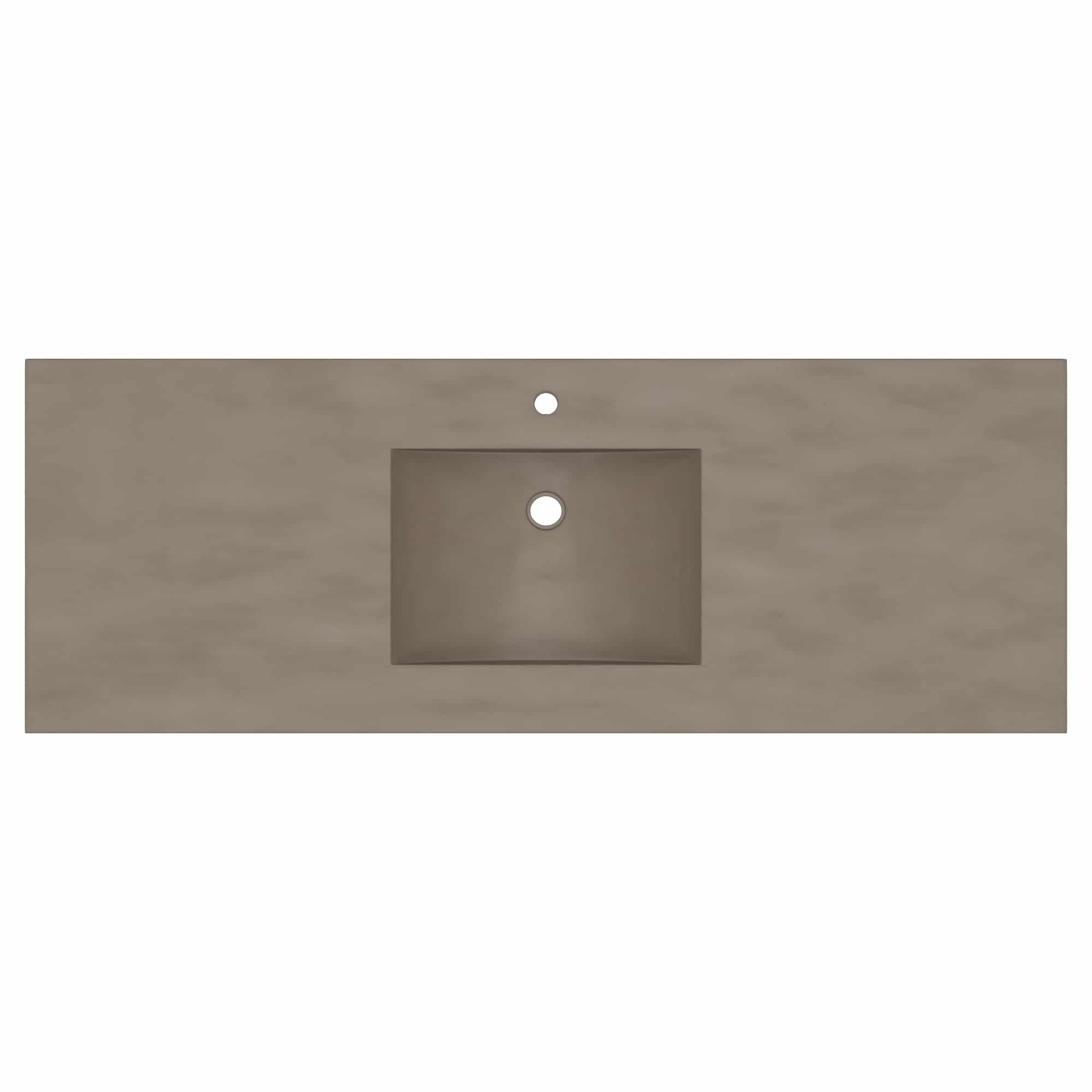 Native Trails 60" Palomar ADA NativeStone Vanity Top and Sink in Earth, Single Faucet Cutout, NSVNT60-E1 Product Image