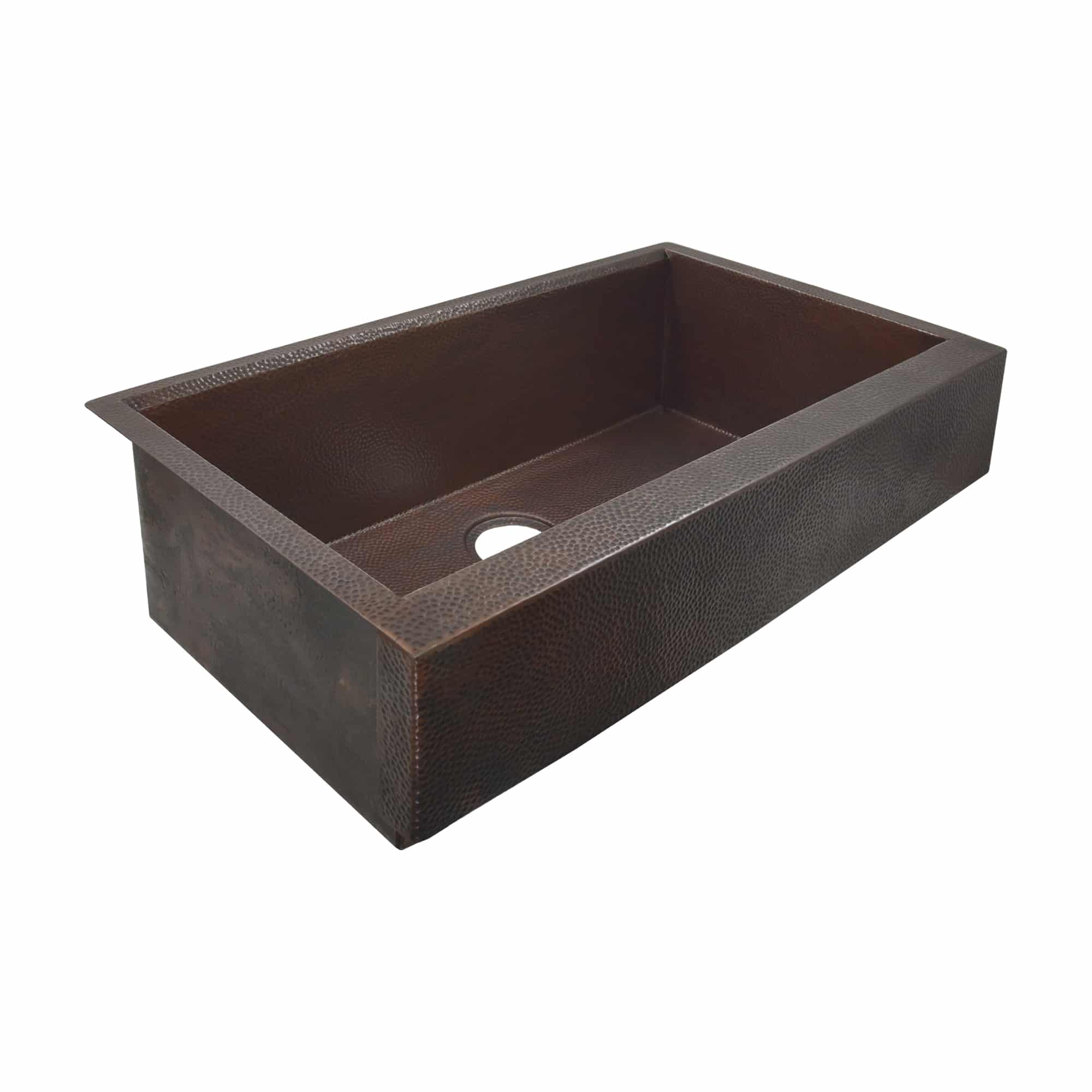 Native Trails Paragon Concierge 33" Copper Workstation Farmhouse Kitchen Sink, Antique Copper, CPKG291 Product Image