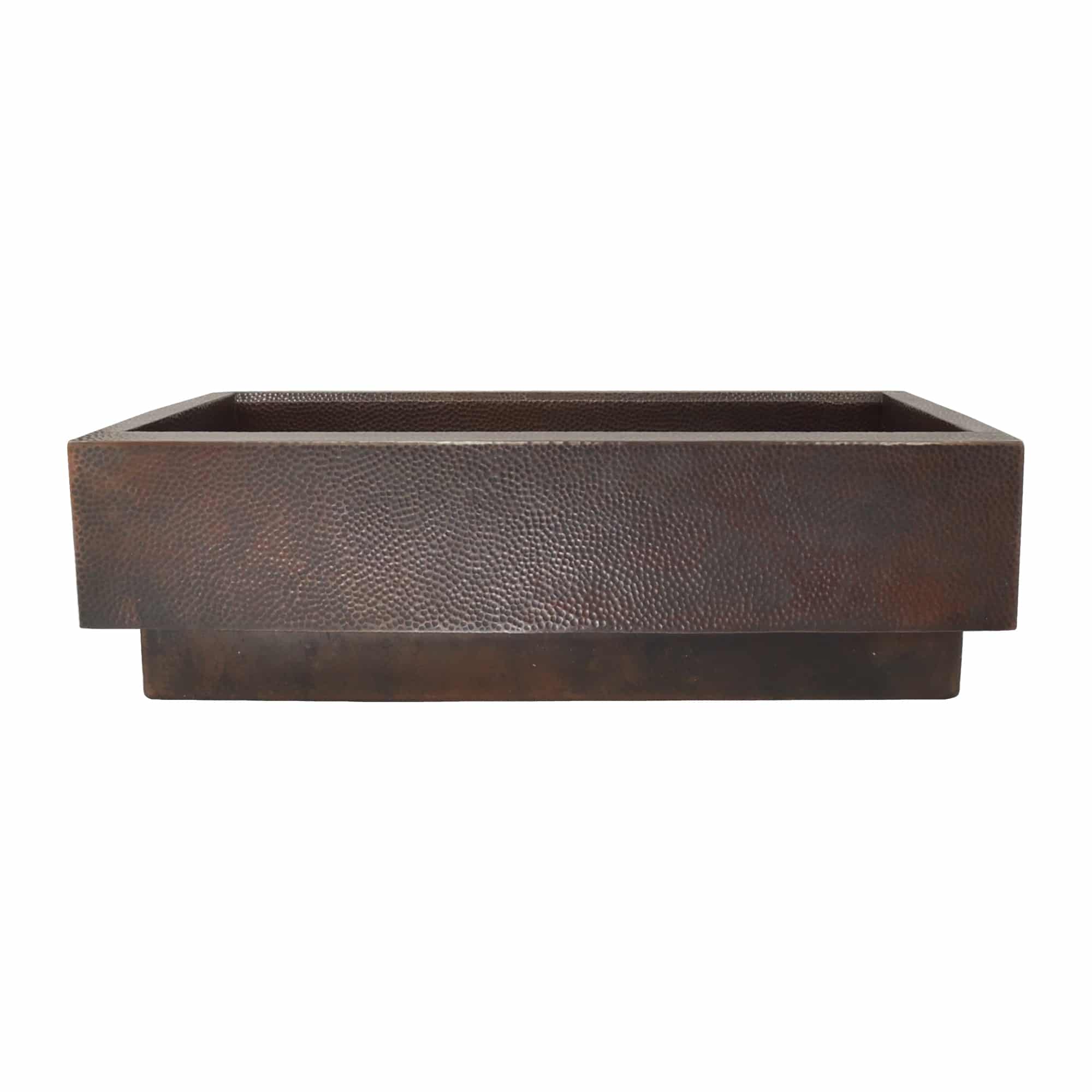 Native Trails Paragon Concierge 33" Copper Workstation Farmhouse Kitchen Sink, Antique Copper, CPKG291 Product Image