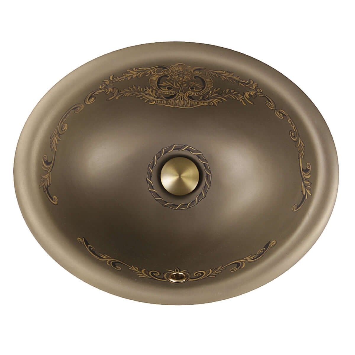 Alternate Image for Nantucket Sinks Regatta 20" Fireclay Bathroom Sink, Brown, RC73240BHY