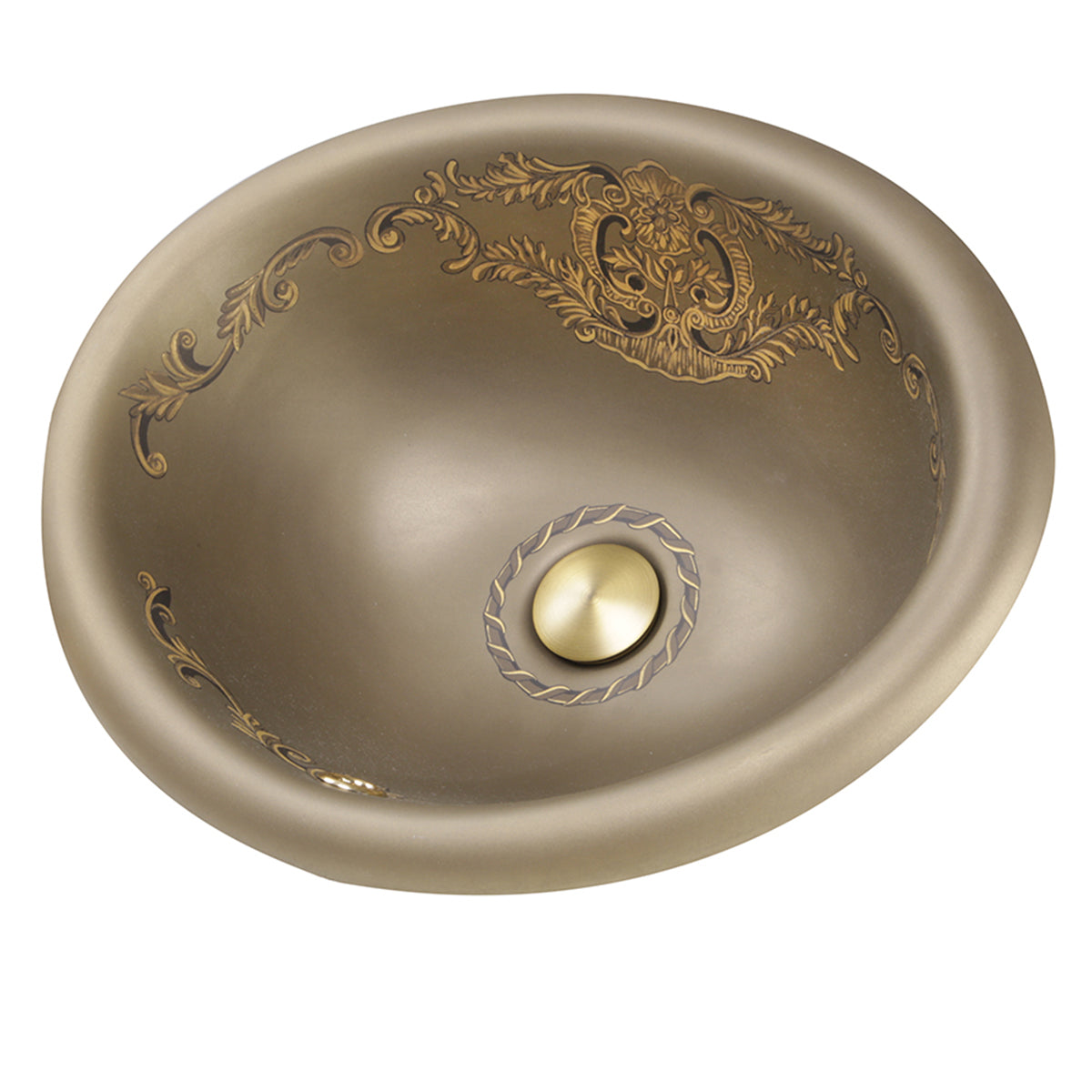 Nantucket Sinks Regatta 20" Fireclay Bathroom Sink, Brown, RC73240BHY