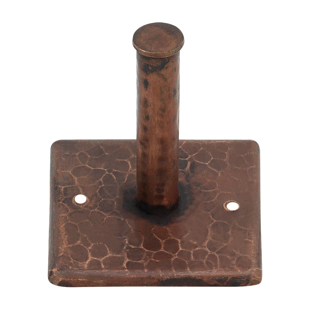 Alternate Image for Premier Copper Products Hammered Copper Single Robe/Towel Hook, 17 Gauge, Oil Rubbed Bronze, RH1