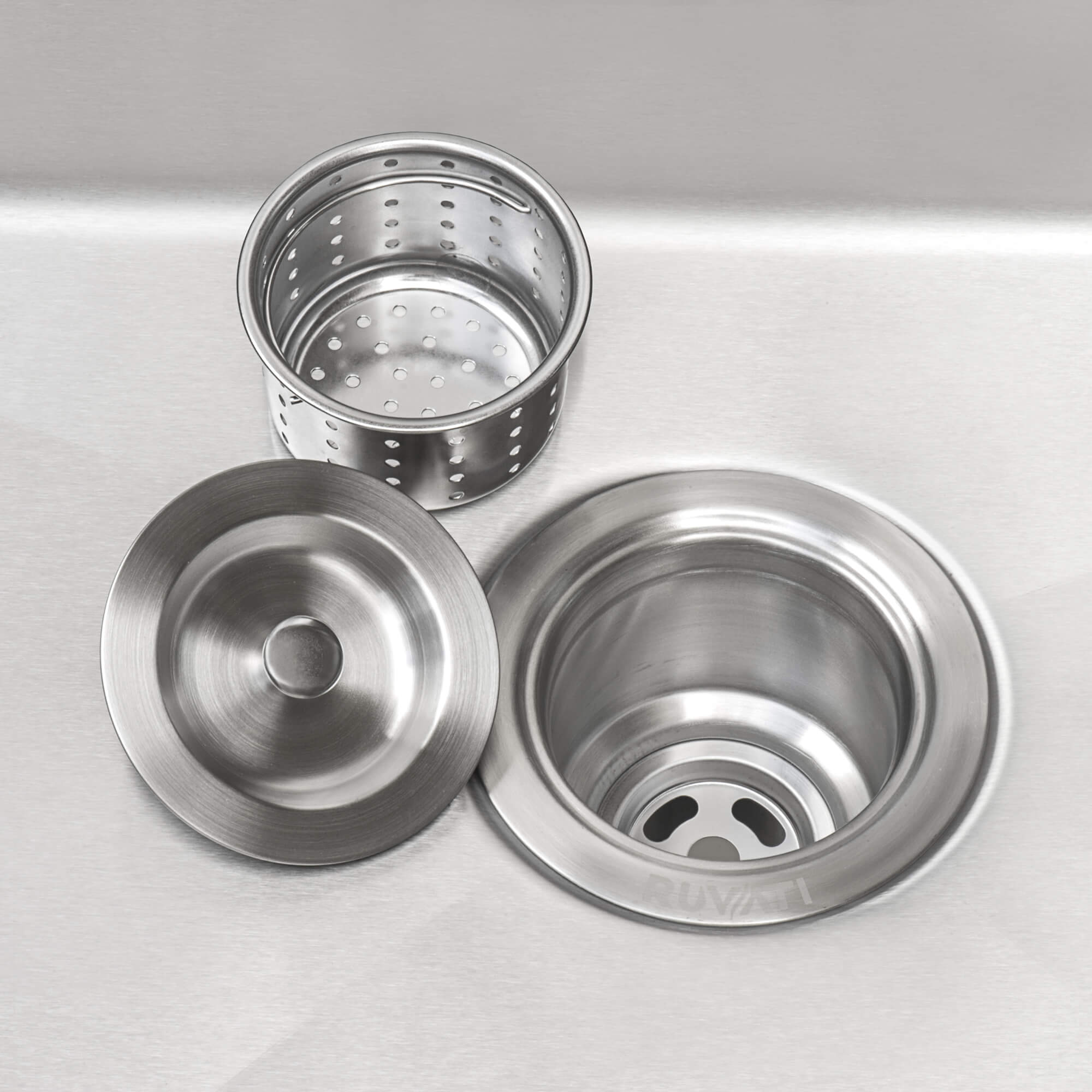 Alternate Image for Ruvati RVA1025 Kitchen Sink Basket Strainer Drain - Stainless Steel
