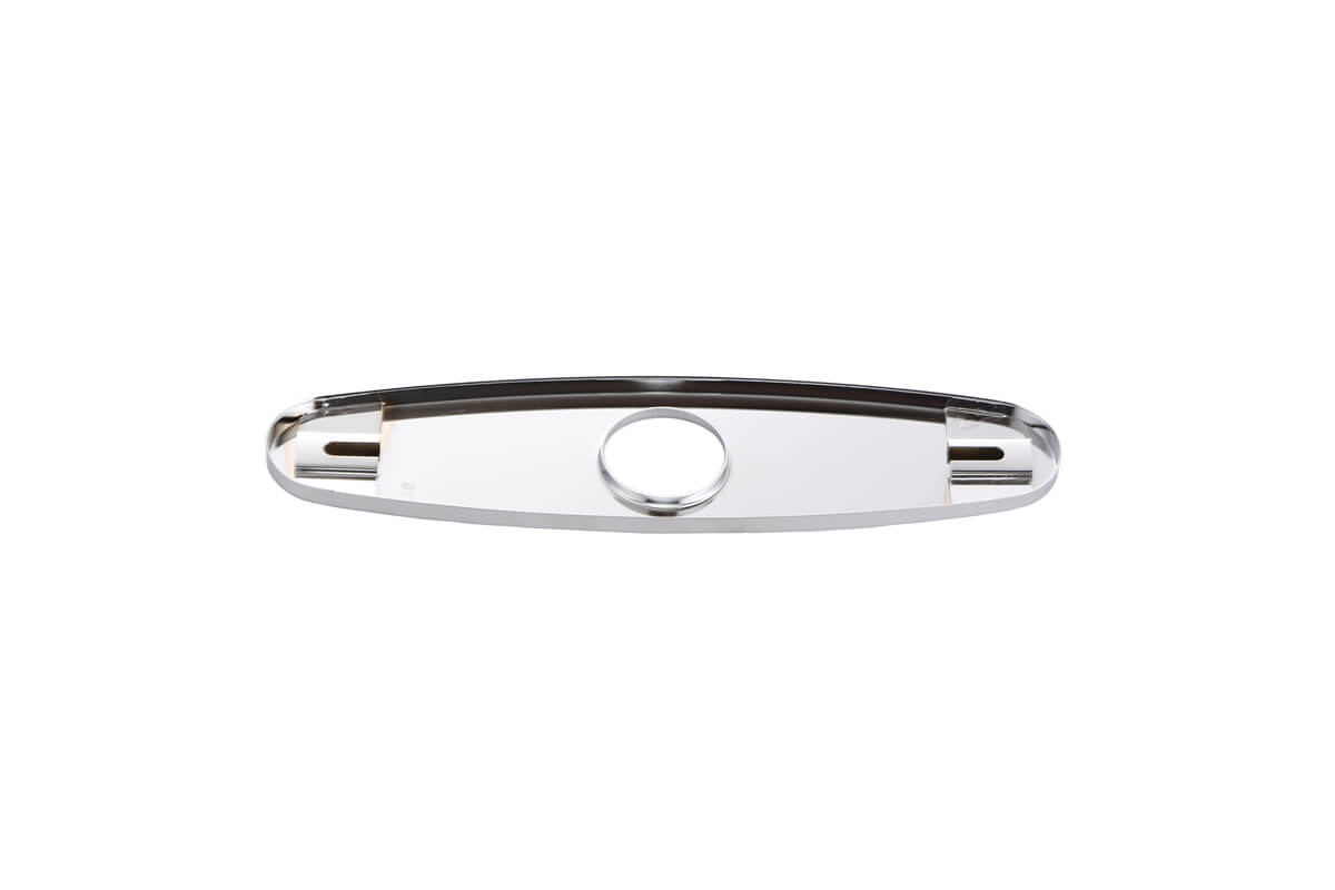 Alternative View of Ruvati RVA1029CH Kitchen Faucet Hole Cover 10" Deck Plate - Polished Chrome