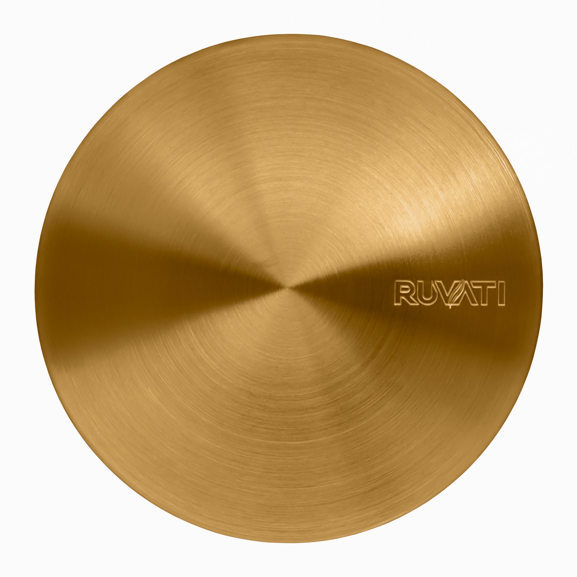 Ruvati Decorative Drain Cover for Kitchen Sink and Garbage Disposal, Brushed Gold Stainless Steel, RVA1035GG Product Image