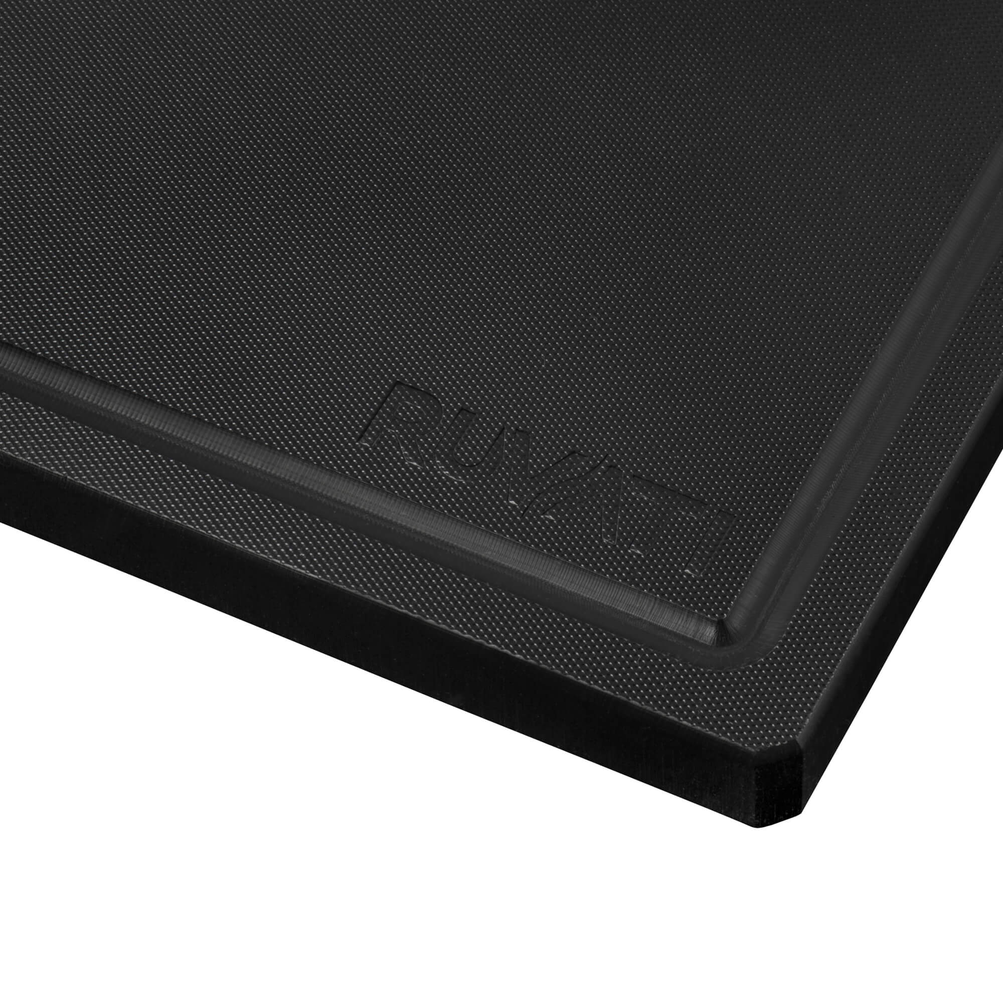 Alternate Image for Ruvati 17 x 11 inch Black Resin Thick Replacement Cutting Board for Ruvati Workstation Sinks, RVA1217BLK
