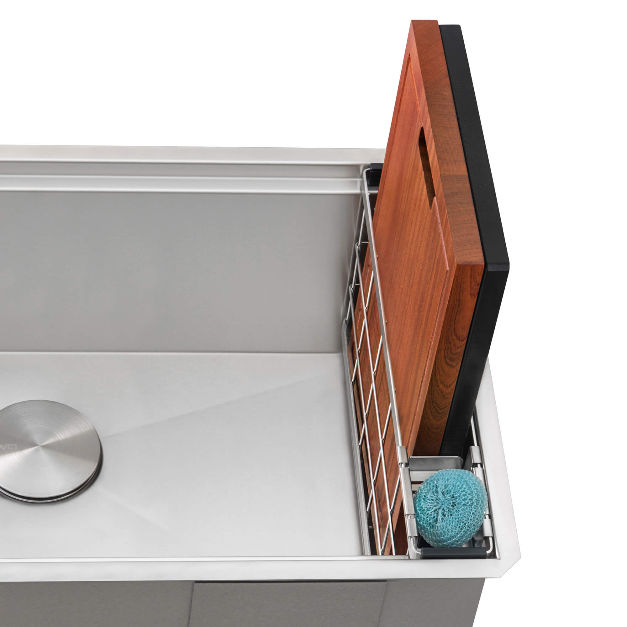 Alternate Image for Ruvati Multi-function Workstation Organizer and Caddy with Soap Dispenser and Knife Block, RVA1580
