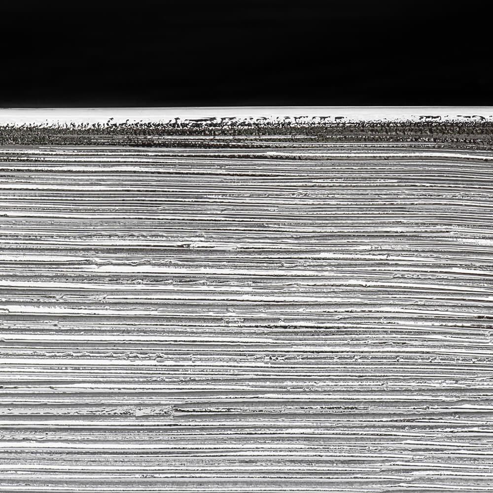 Alternate Image for Ruvati Pietra 20" Decorative Rectangle Vessel Porcelain Above Vanity Counter Bathroom Sink, Silver / Black, RVB2016BS