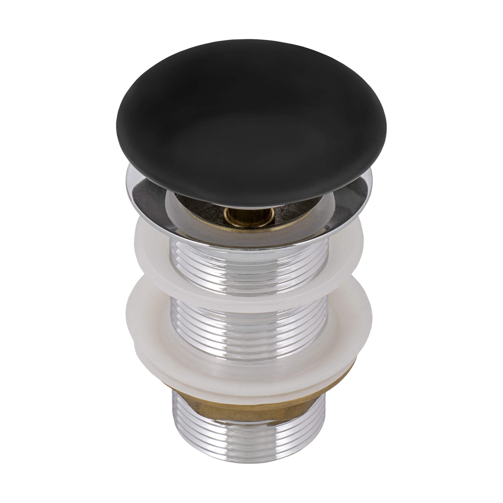 Alternate Image for Ruvati Pietra 20" Decorative Rectangle Vessel Porcelain Above Vanity Counter Bathroom Sink, Silver / Black, RVB2016BS