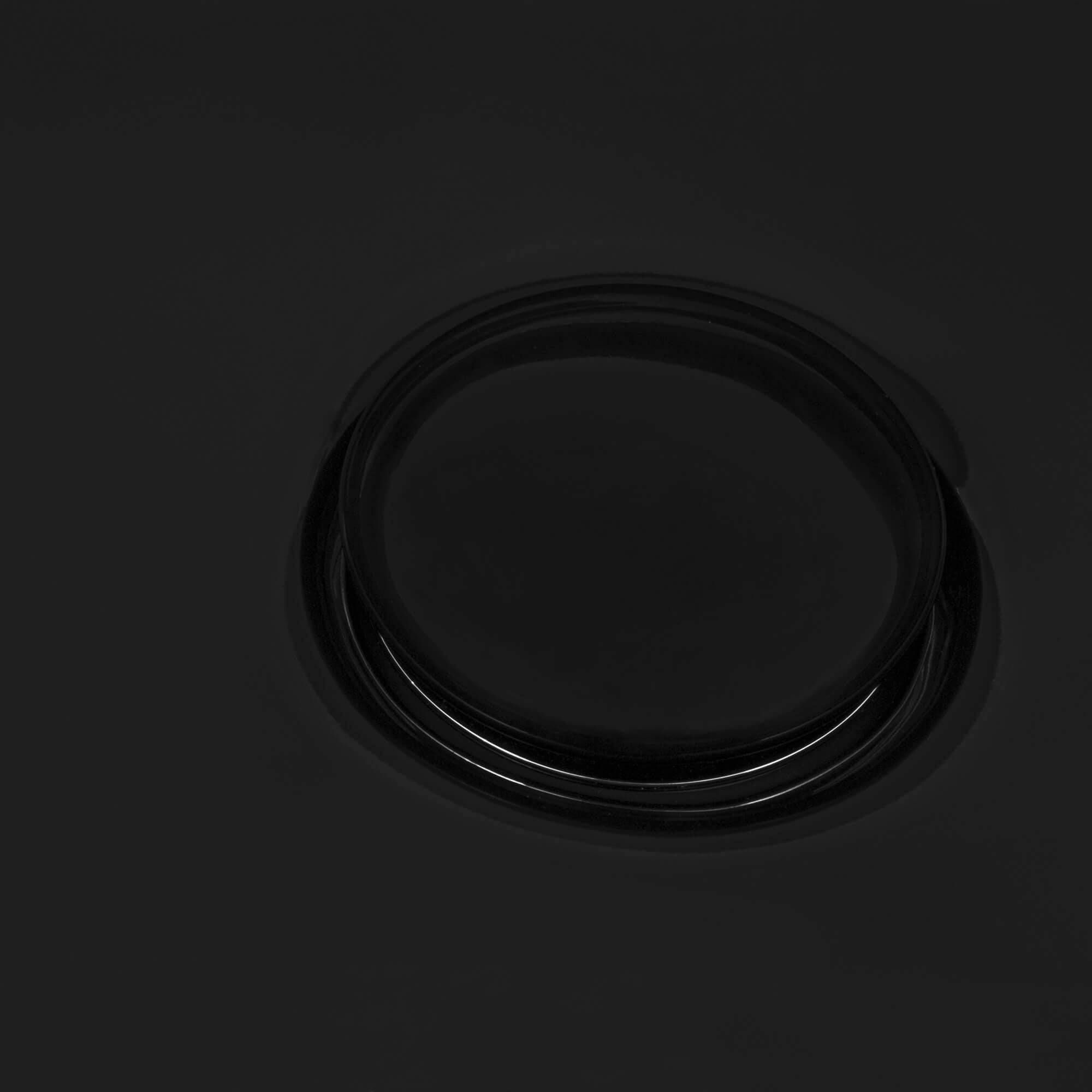 Alternate Image for Ruvati Pietra 20" Decorative Rectangle Vessel Porcelain Above Vanity Counter Bathroom Sink, Silver / Black, RVB2016BS