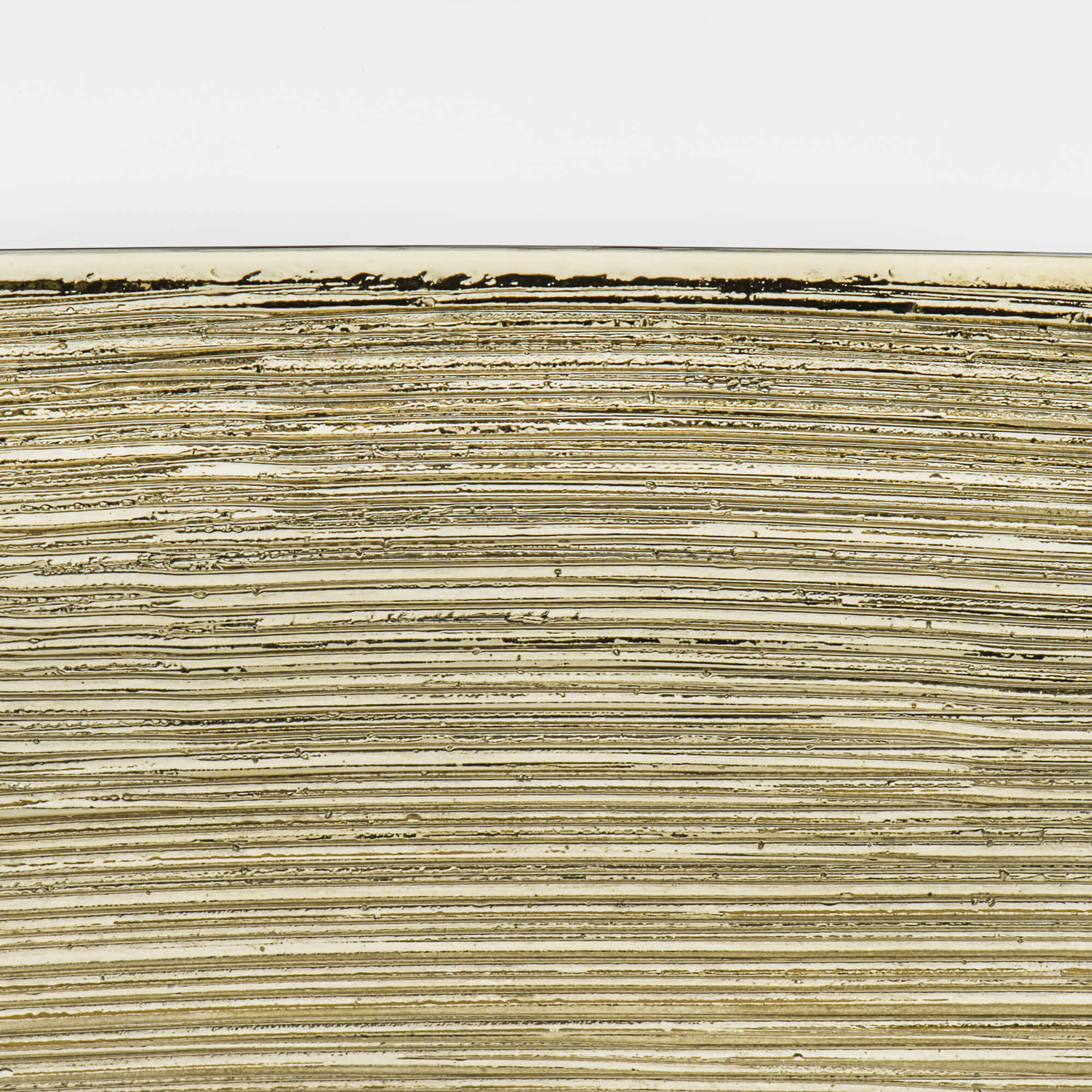 Alternate Image for Ruvati Pietra 20" Decorative Rectangle Vessel Porcelain Above Vanity Counter Bathroom Sink, Gold / White, RVB2016WG