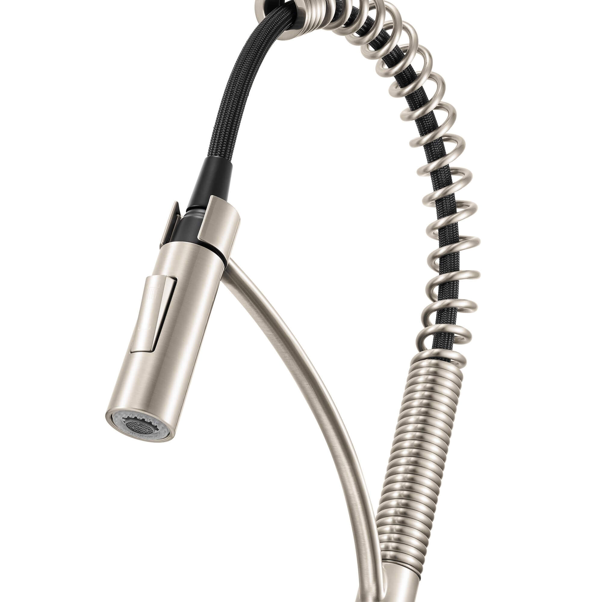 Ruvati Seneca Pull Down Pre-Rinse Kitchen Faucet, Stainless Steel, Single Lever, RVF1236BN Product Image