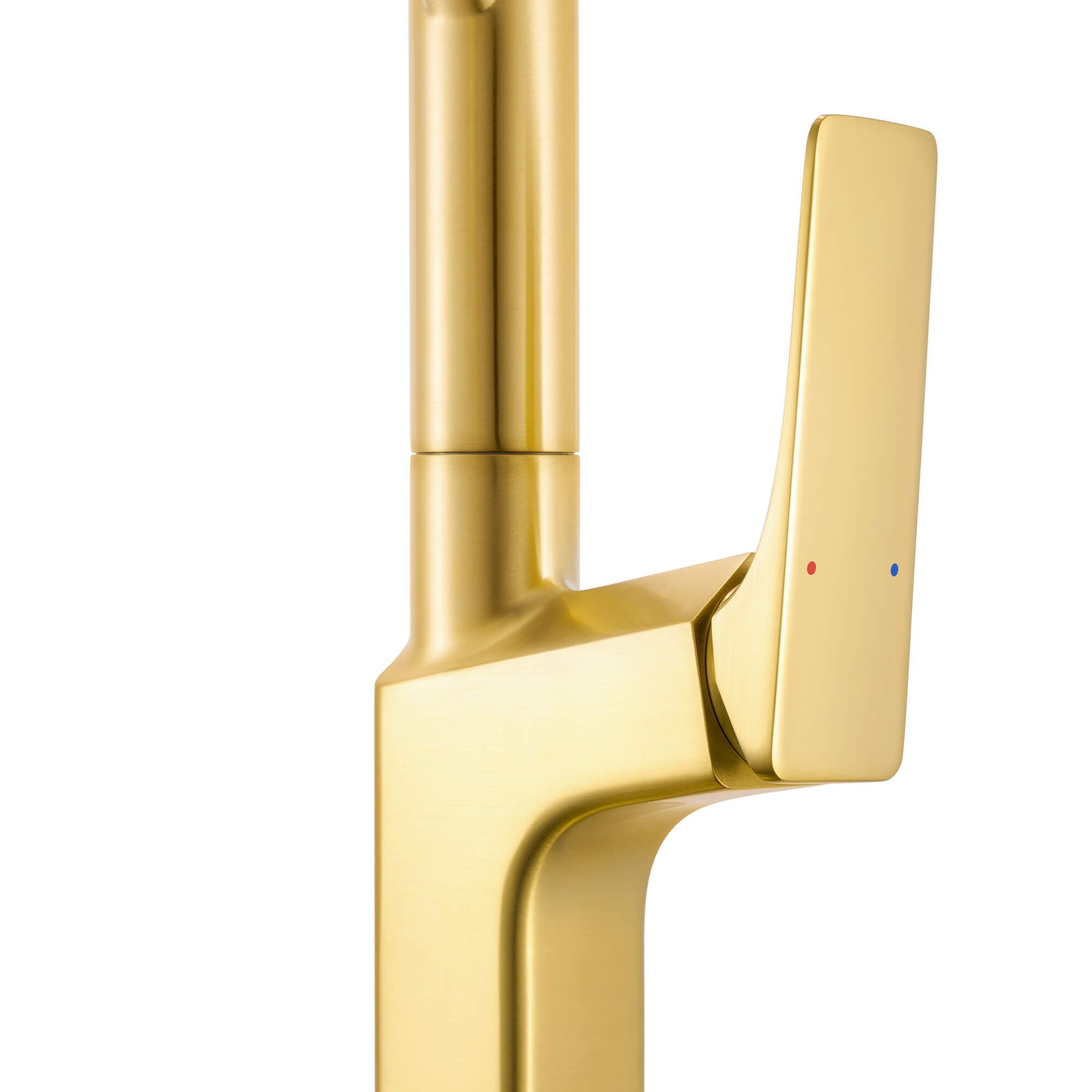 Ruvati Seneca Pull Down Pre-Rinse Kitchen Faucet, Brushed Gold, Single Lever, RVF1236SG Product Image