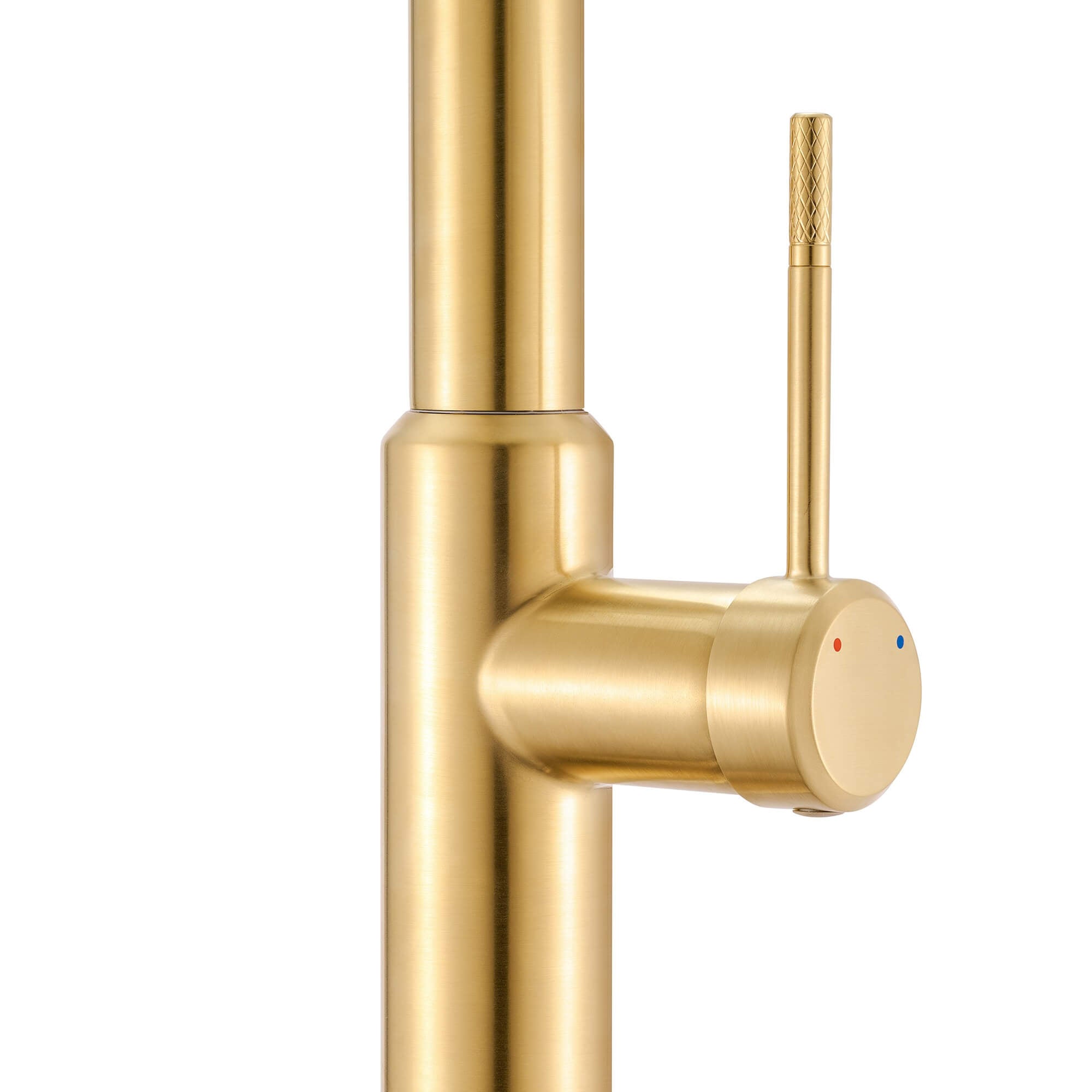 Ruvati Vestia Pull Down Kitchen Faucet, Brushed Gold, Single Lever, RVF1237SG Product Image