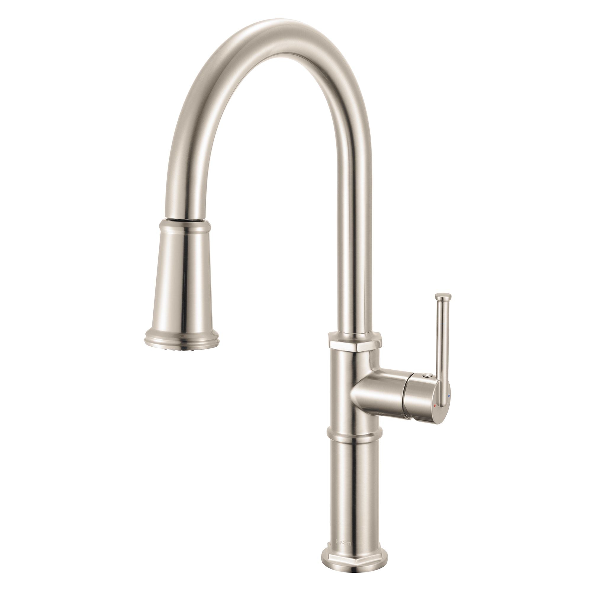 Ruvati Idris Pull Down Kitchen Faucet, Stainless Steel, Single Lever, RVF1239BN Product Image