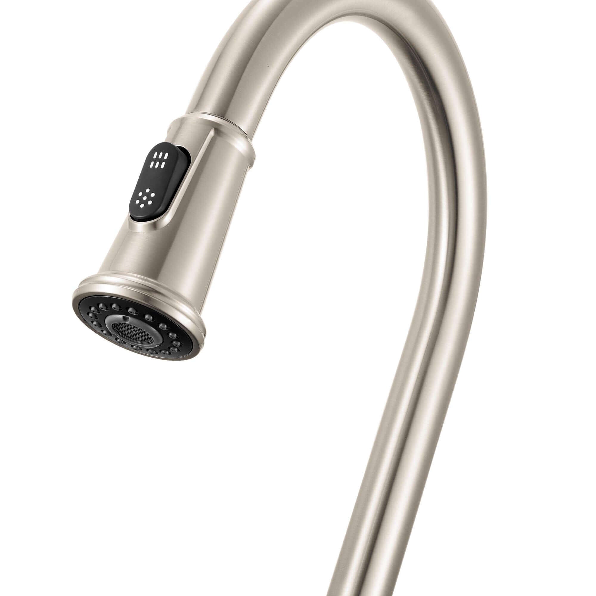 Ruvati Idris Pull Down Kitchen Faucet, Stainless Steel, Single Lever, RVF1239BN Product Image