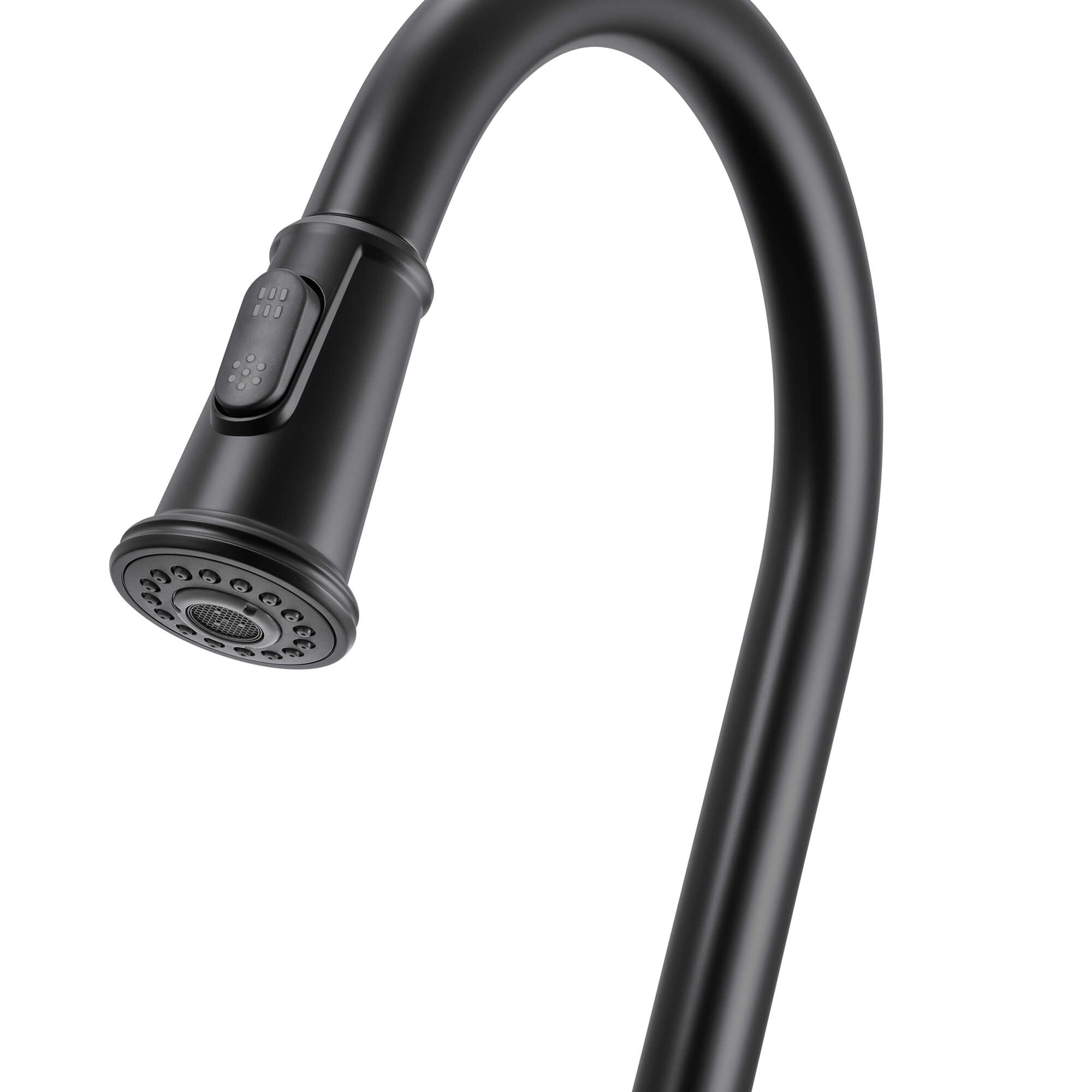 Ruvati Idris Pull Down Kitchen Faucet, Matte Black, Single Lever, RVF1239MB Product Image