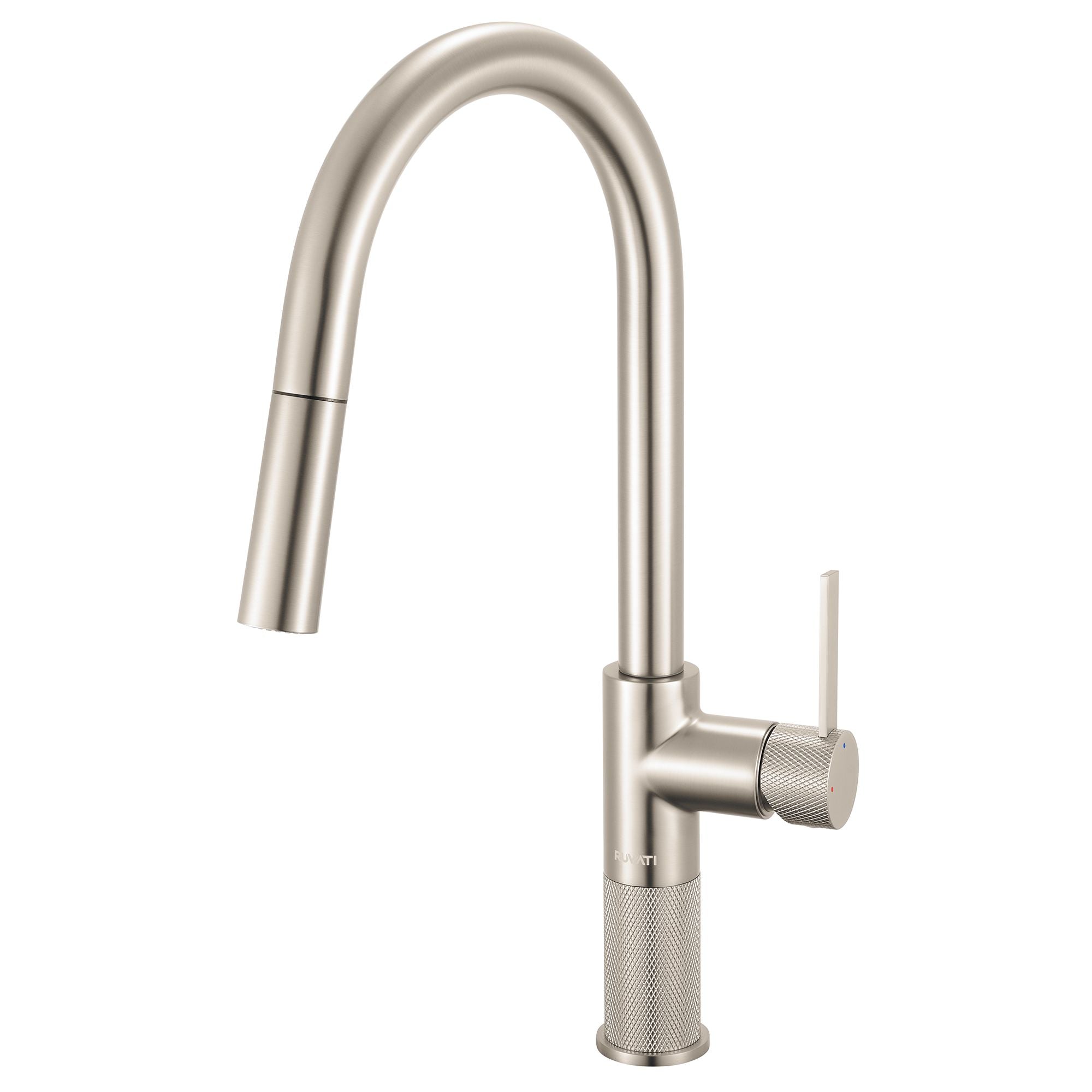 Ruvati Isola Pull Down Kitchen Faucet, Stainless Steel, Single Handle, RVF1248BN Product Image