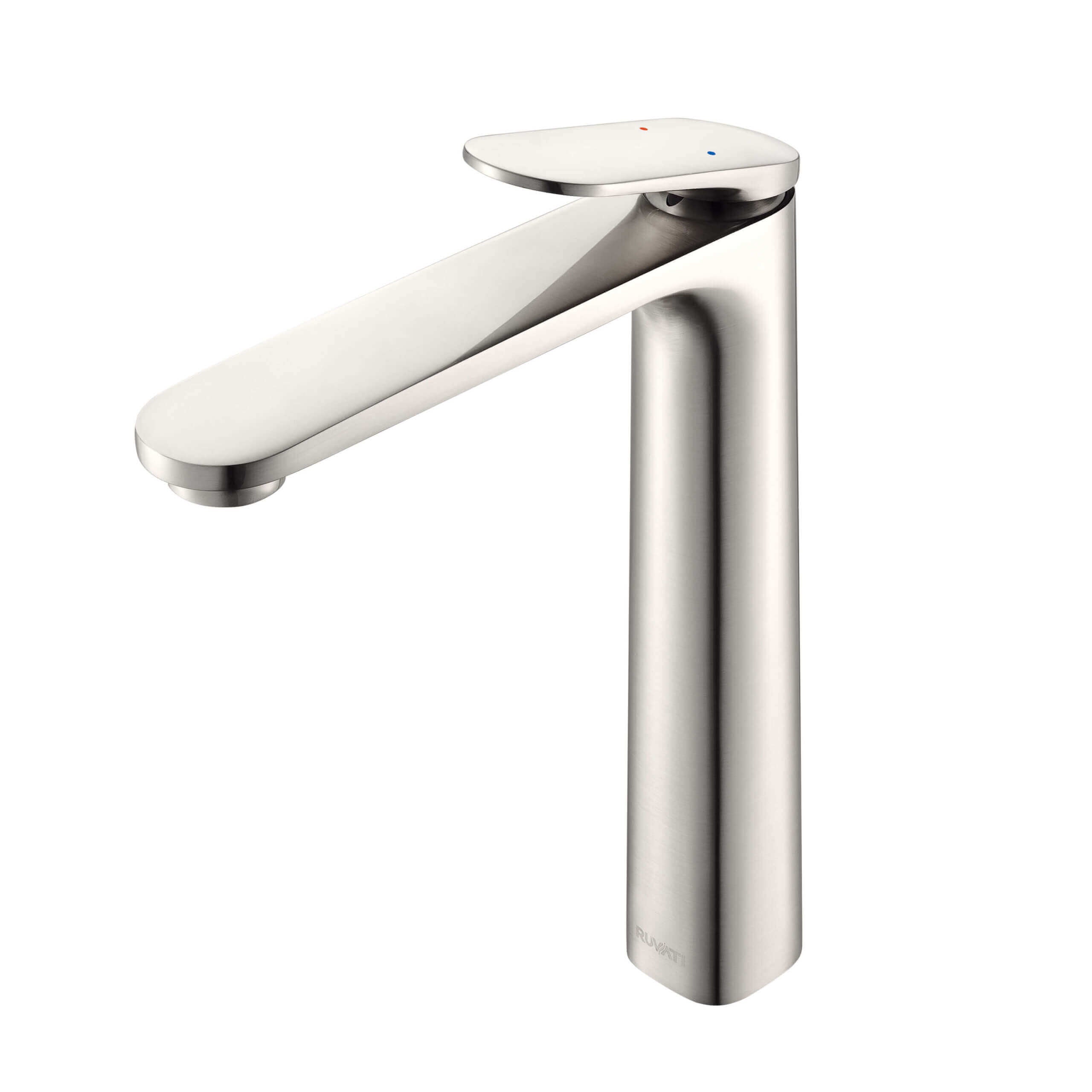 Ruvati Este Vessel Bathroom Faucet, Brushed Nickel, Single Lever, RVF5136BN