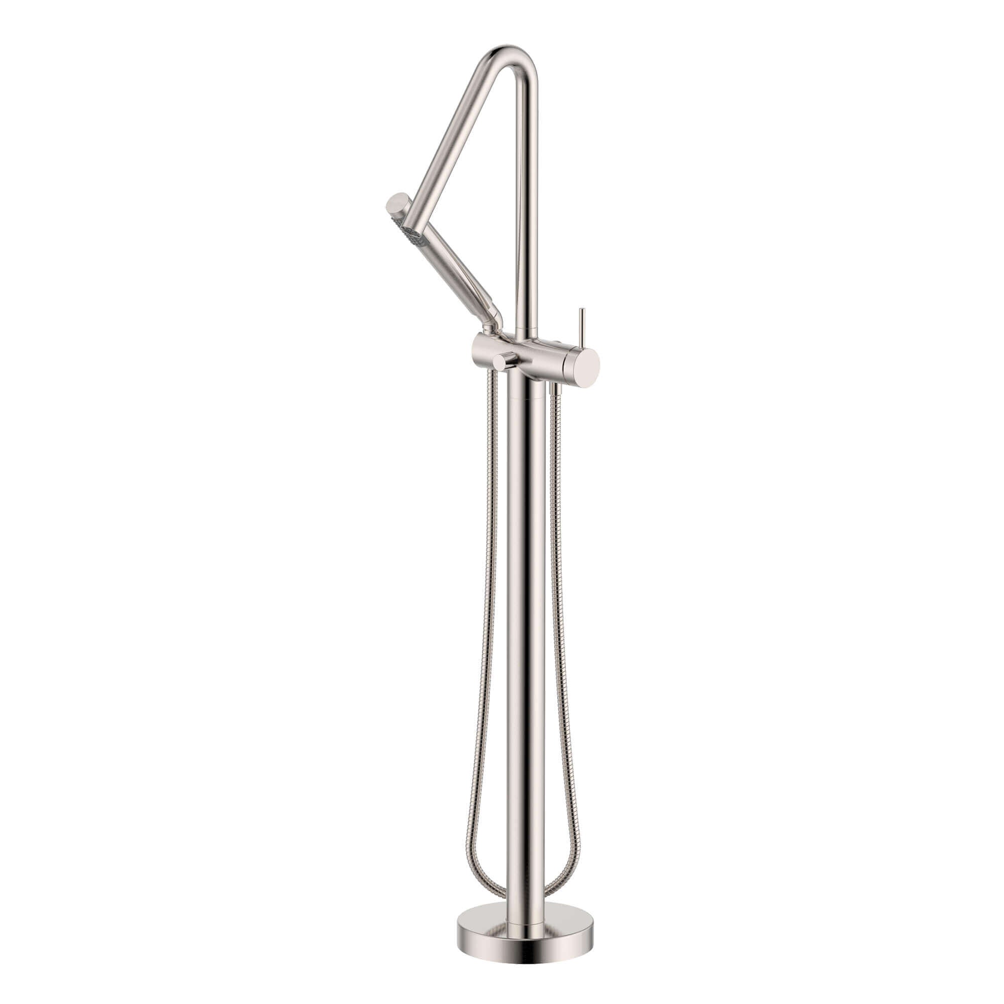 Ruvati Livia Tub Filler, Brushed Nickel, Single Lever, RVF5334BN