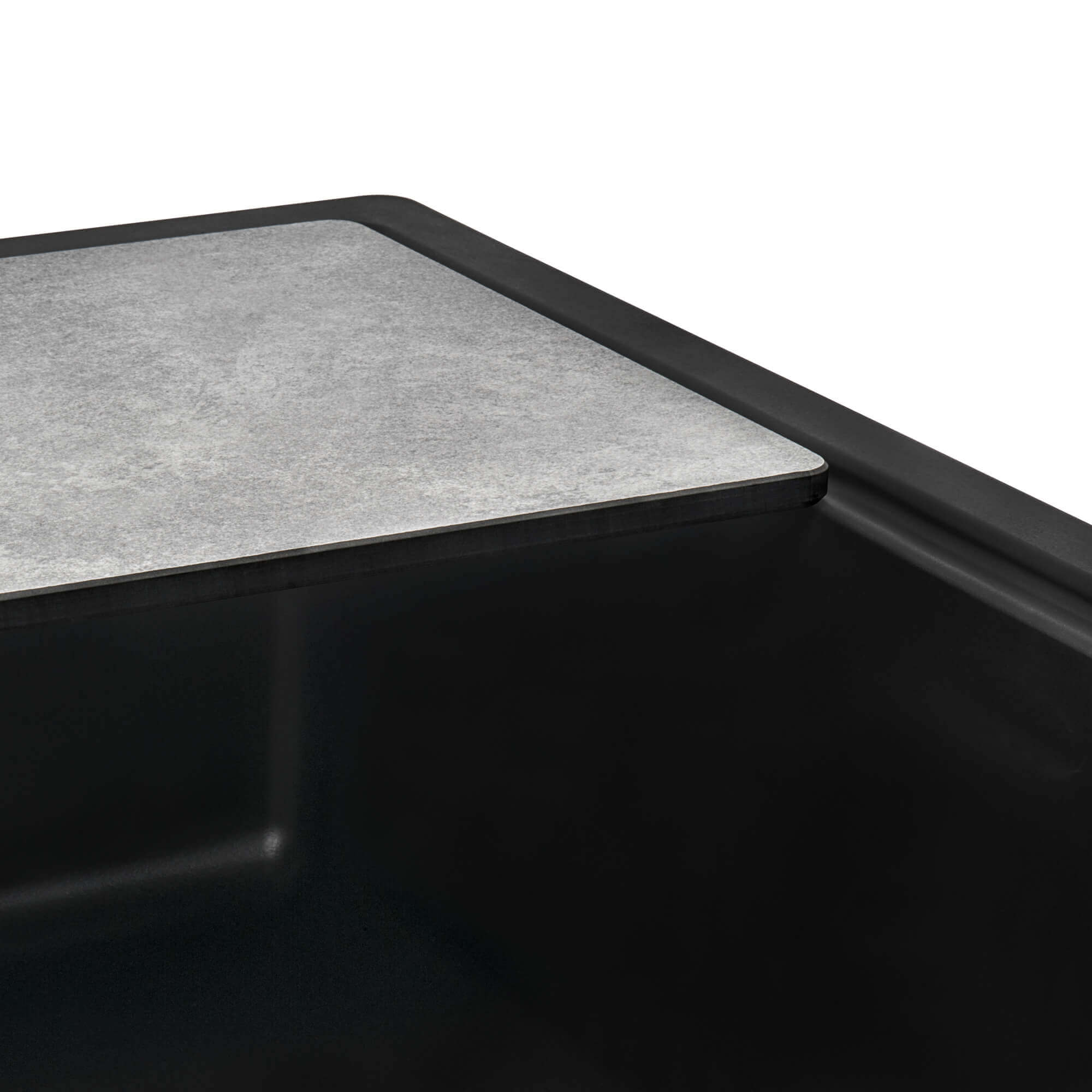 Alternate Image for Ruvati epiStage 33" Drop-in Topmount Granite Composite Workstation Kitchen Sink, Espresso, RVG1302ES