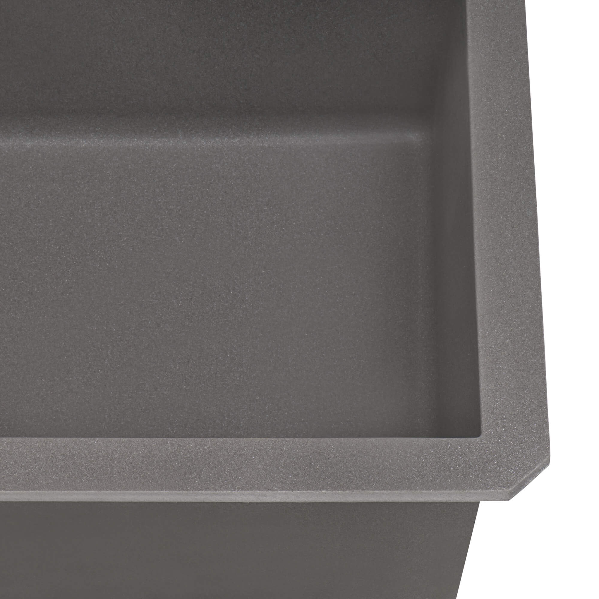 Alternate Image for Ruvati epiGranite 32" Undermount Granite Composite Kitchen Sink, Urban Gray, RVG2033GR