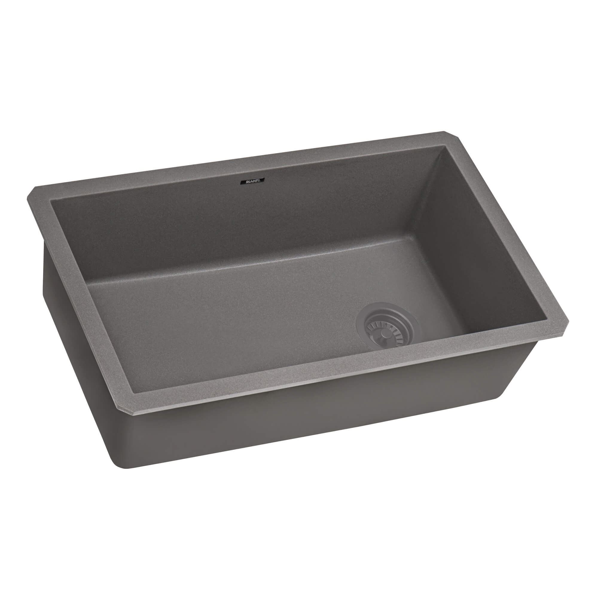 Ruvati epiGranite 32" Undermount Granite Composite Kitchen Sink, Urban Gray, RVG2033UG Product Image