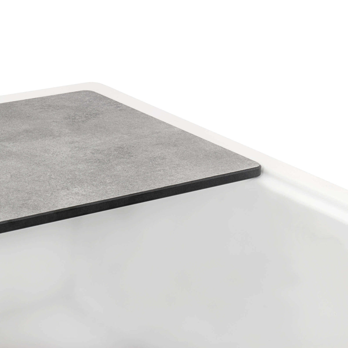 Alternate Image for Ruvati epiStage 33" Undermount Granite Composite Workstation Kitchen Sink, Arctic White, RVG2302WH