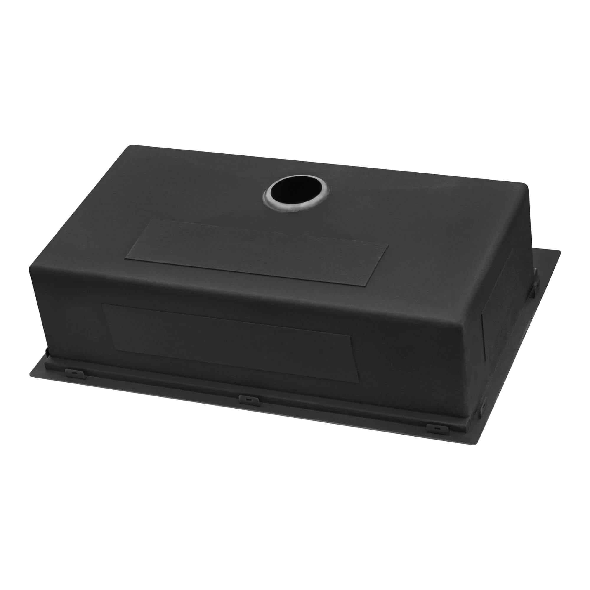 Alternate Image for Ruvati Giana 33" Drop-in Topmount Stainless Steel Workstation Kitchen Sink, Gunmetal Matte Black, 16 Gauge, RVH5003BL