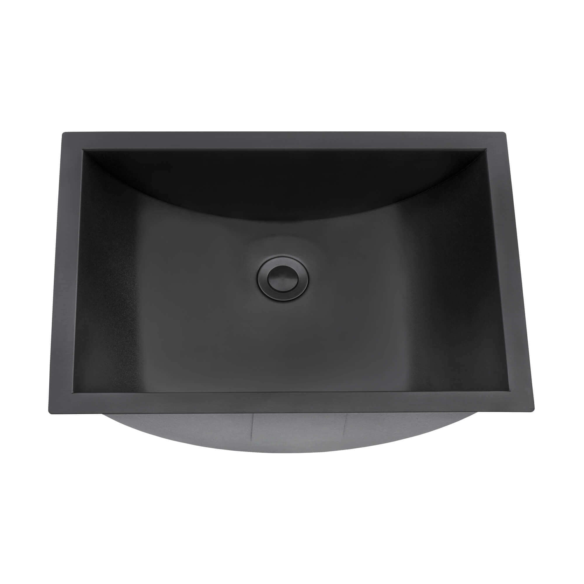 Alternative View of Ruvati Ariaso 16 x 13 inch Gunmetal Black Undermount Bathroom Sink Stainless Steel, 16, RVH6106BL