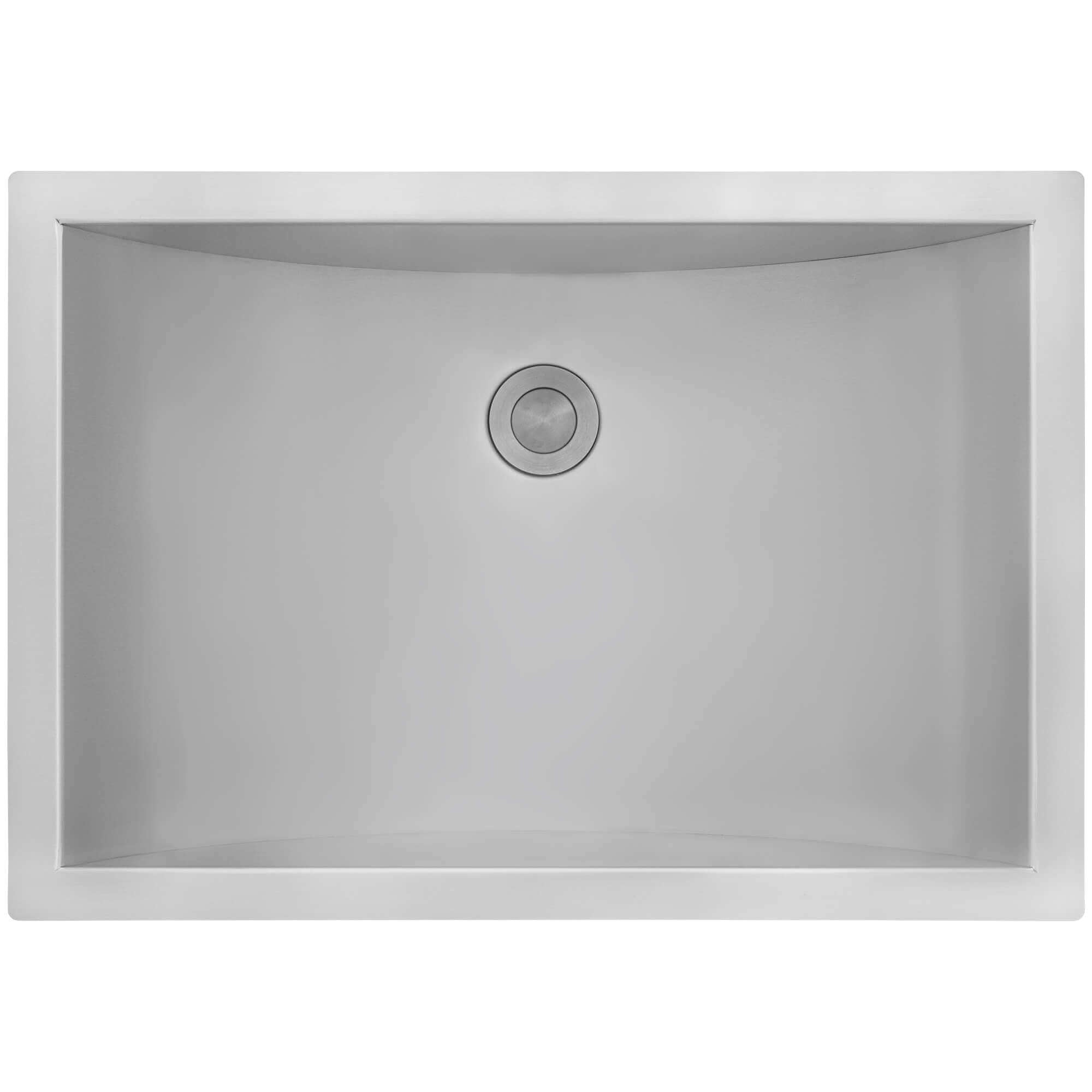 Alternate Image for Ruvati Ariaso 20" Rectangle Undermount Stainless Steel Bathroom Sink, 16 Gauge, RVH6110