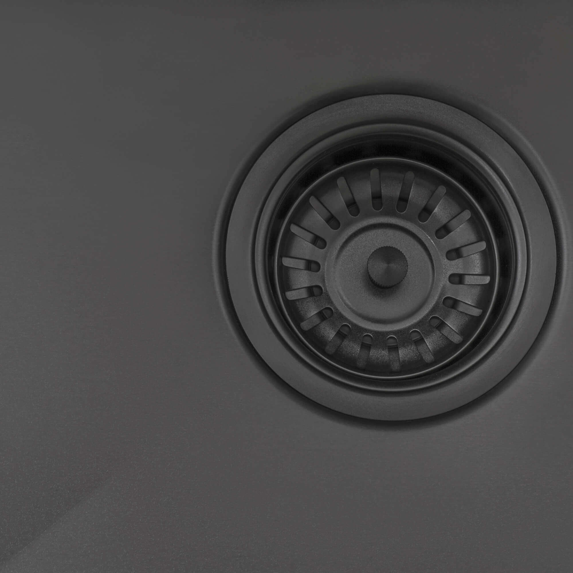 Alternate Image for Ruvati Terraza 27" Undermount Stainless Steel Kitchen Sink, Gunmetal Matte Black, 16 Gauge, RVH6127BL
