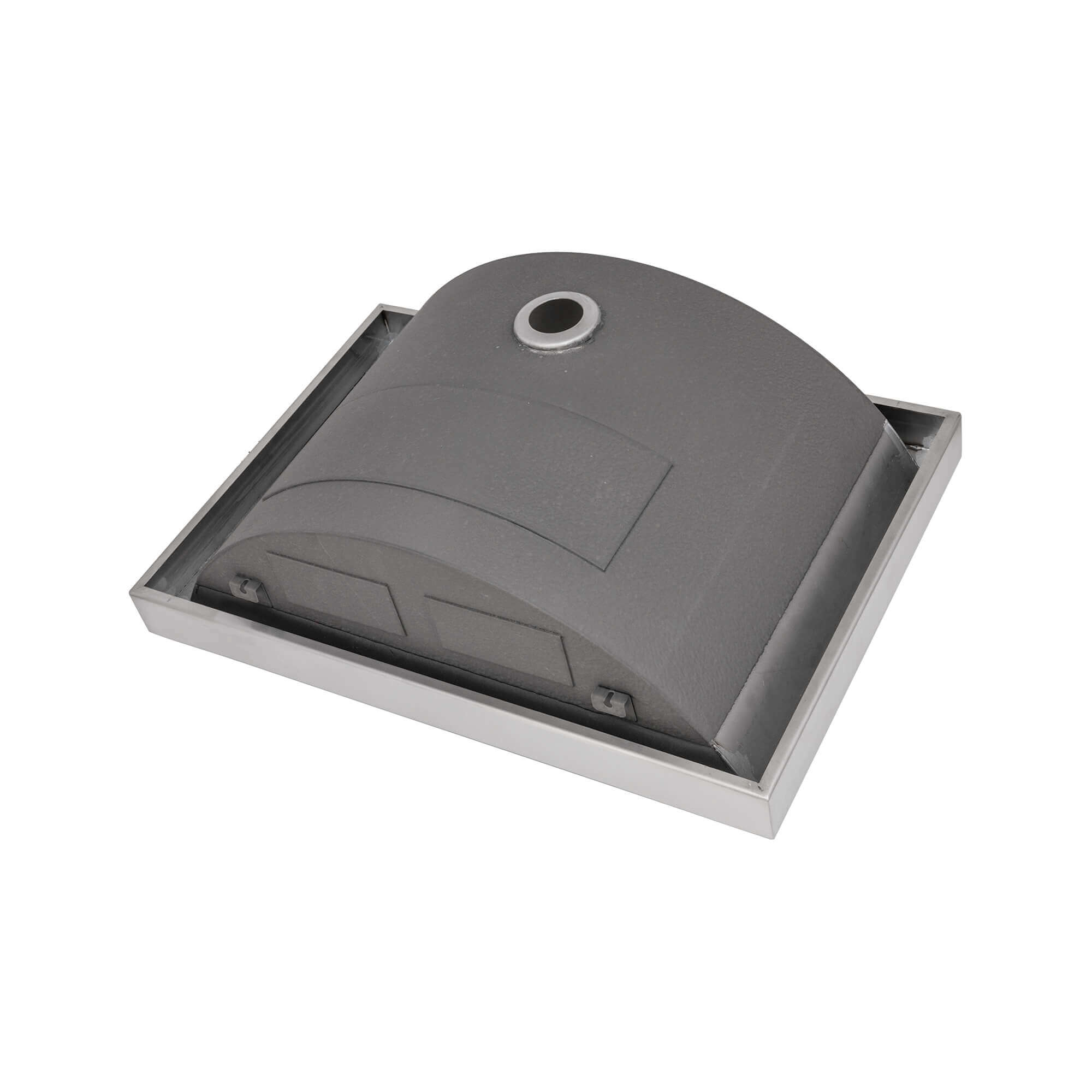 Alternate Image for Ruvati Ariaso 20 x 14 inch Brushed Stainless Steel Rectangular Bathroom Sink Semi-Recessed- 16, RVH6211ST