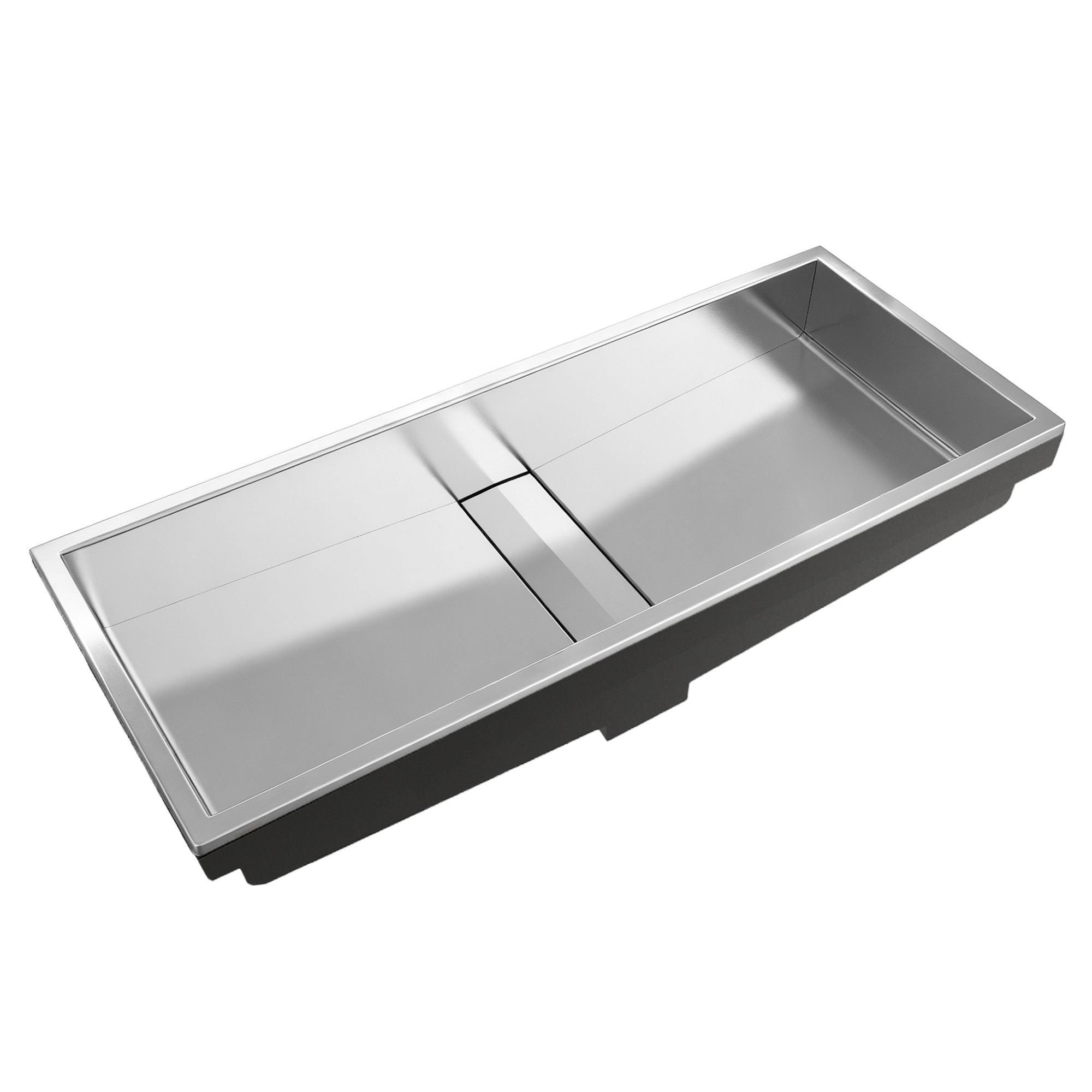 Ruvati Ariaso 33" Rectangle Drop In Stainless Steel Bathroom Sink, RVH6244ST Product Image