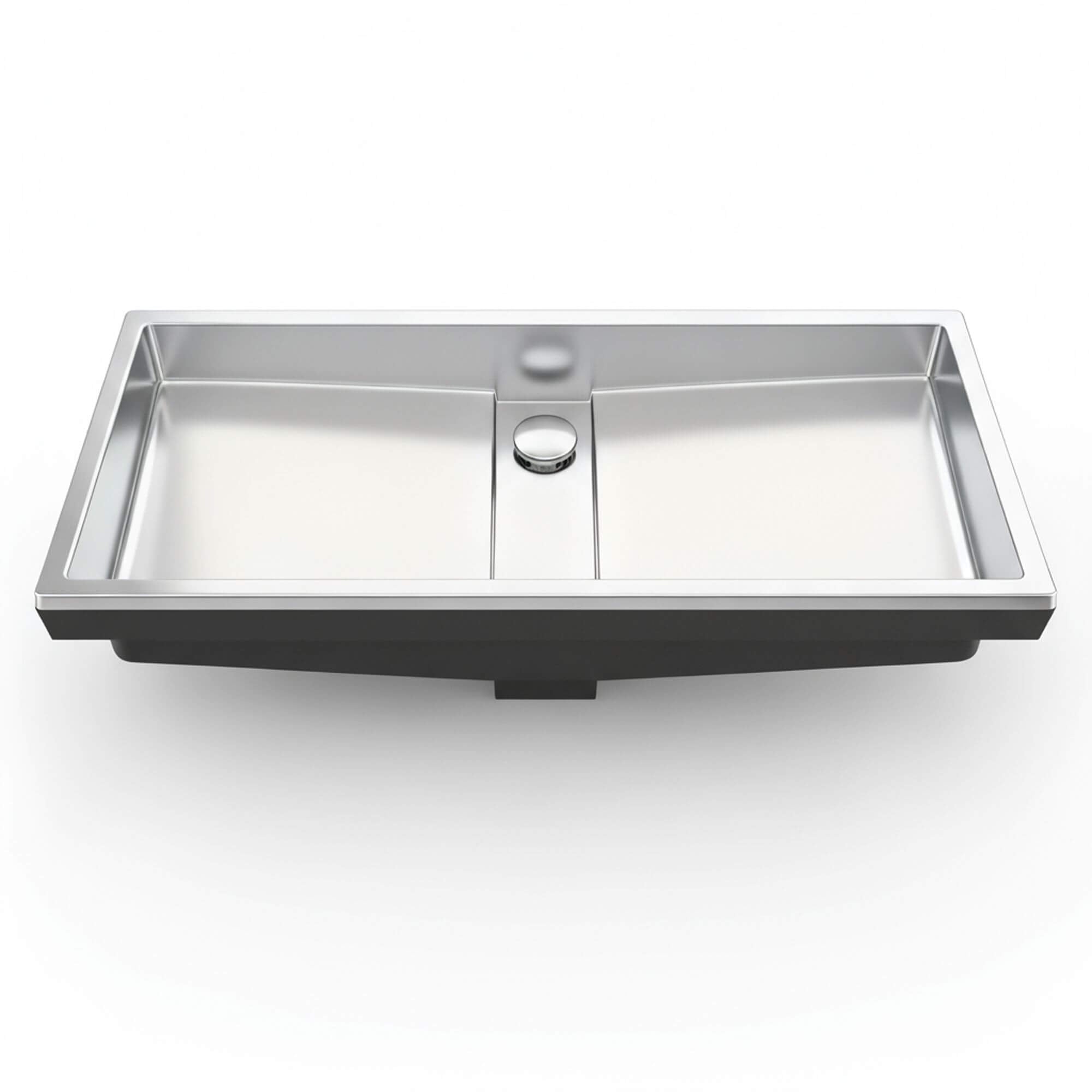 Ruvati Ariaso 33" Rectangle Drop In Stainless Steel Bathroom Sink, RVH6244ST Product Image