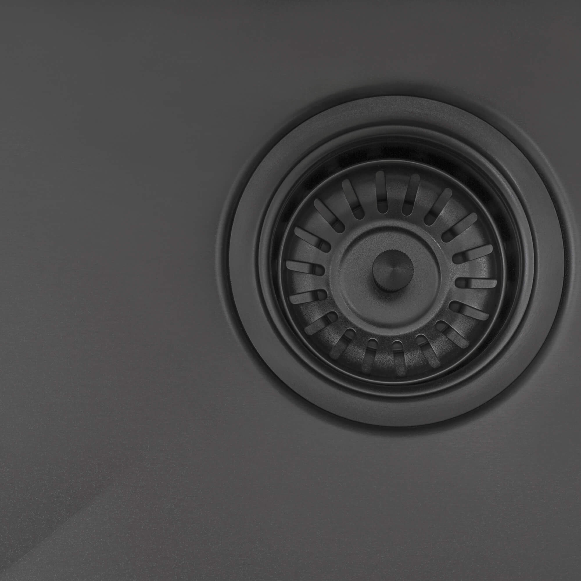 Alternate Image for Ruvati Terraza 30" Undermount Stainless Steel Kitchen Sink, Gunmetal Matte Black, 16 Gauge, RVH6300BL