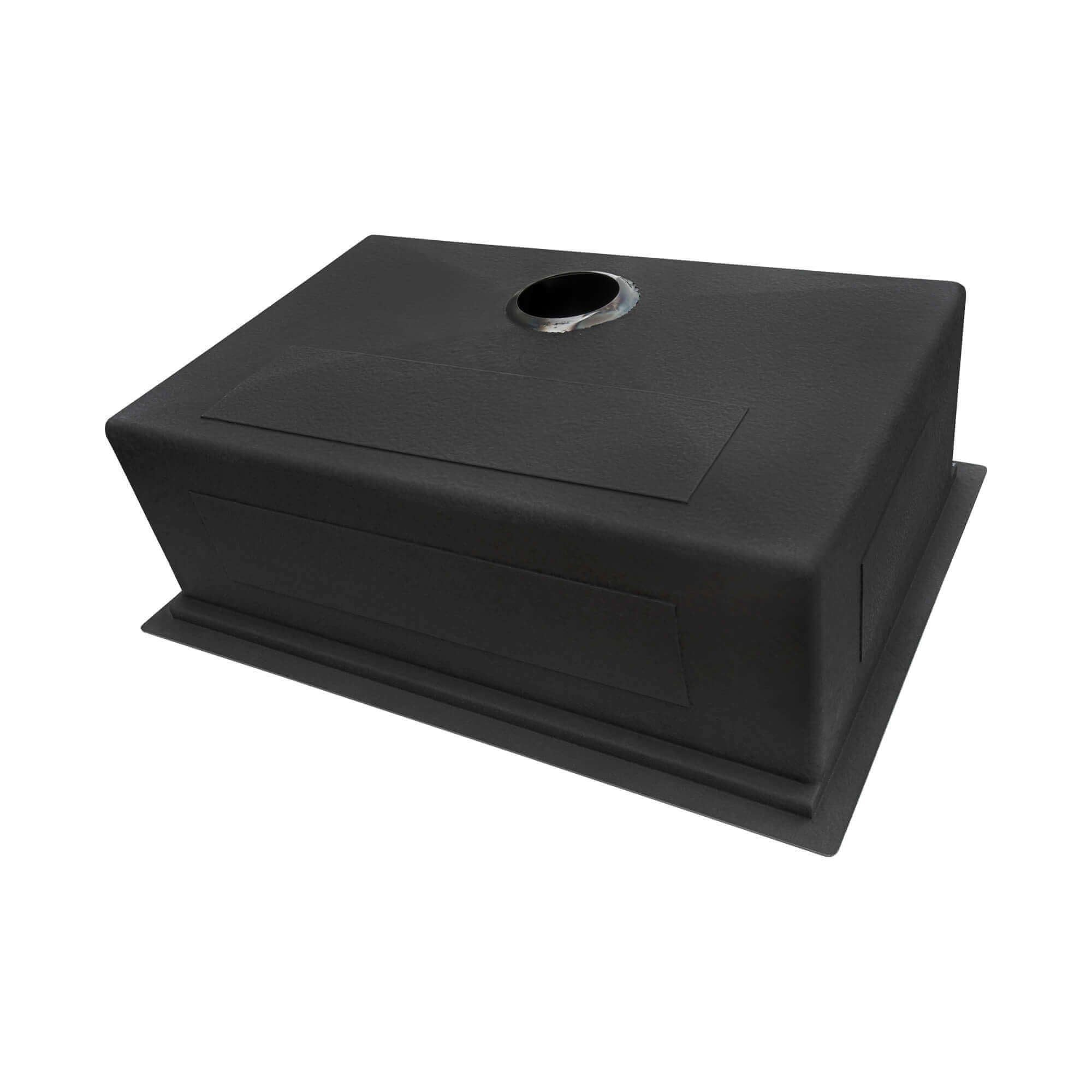 Alternate Image for Ruvati Giana 30-inch Gunmetal Black Stainless Steel Workstation Undermount Kitchen Sink Single Bowl, 16, RVH6530BL