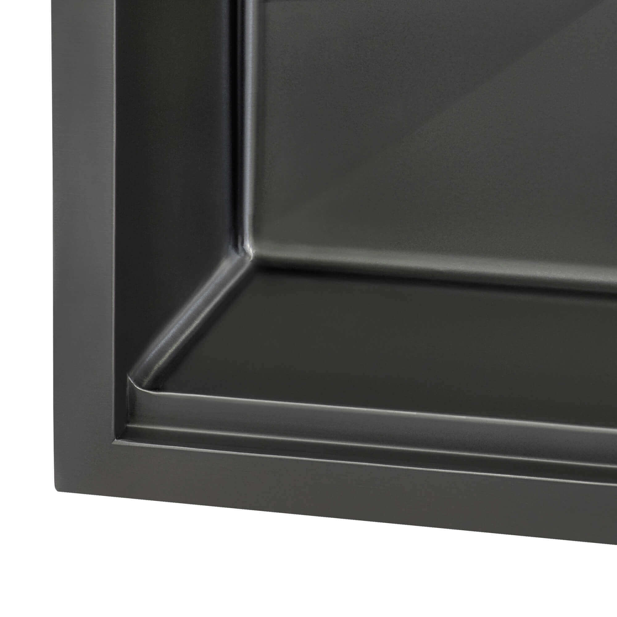 Alternate Image for Ruvati Giana 30-inch Gunmetal Black Stainless Steel Workstation Undermount Kitchen Sink Single Bowl, 16, RVH6530BL