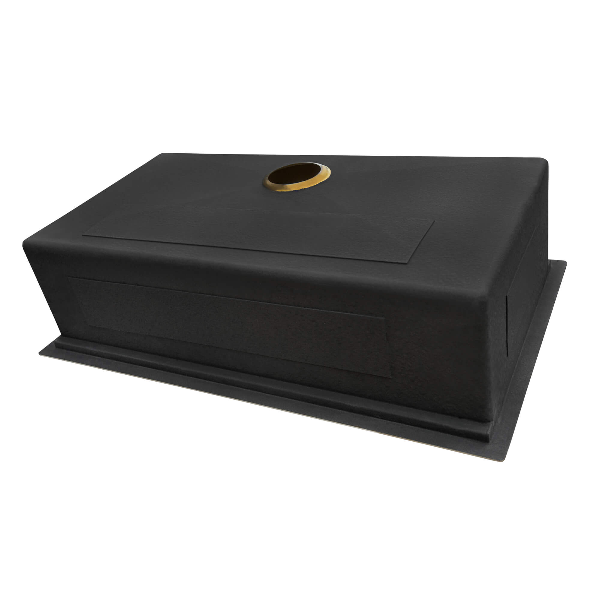 Alternate Image for Ruvati Giana 33" Undermount Stainless Steel Workstation Kitchen Sink, Matte Gold Brass Tone, 16 Gauge, RVH6533GG