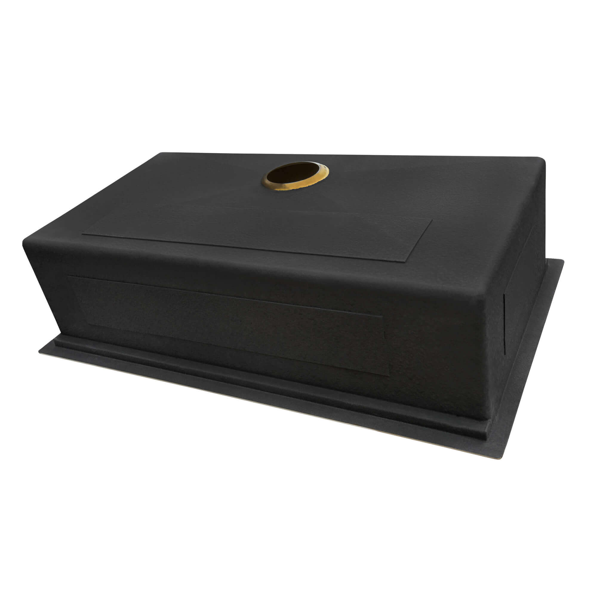 Alternate Image for Ruvati Giana 33" Undermount Stainless Steel Workstation Kitchen Sink, Matte Gold Brass Tone, 16 Gauge, RVH6533GG