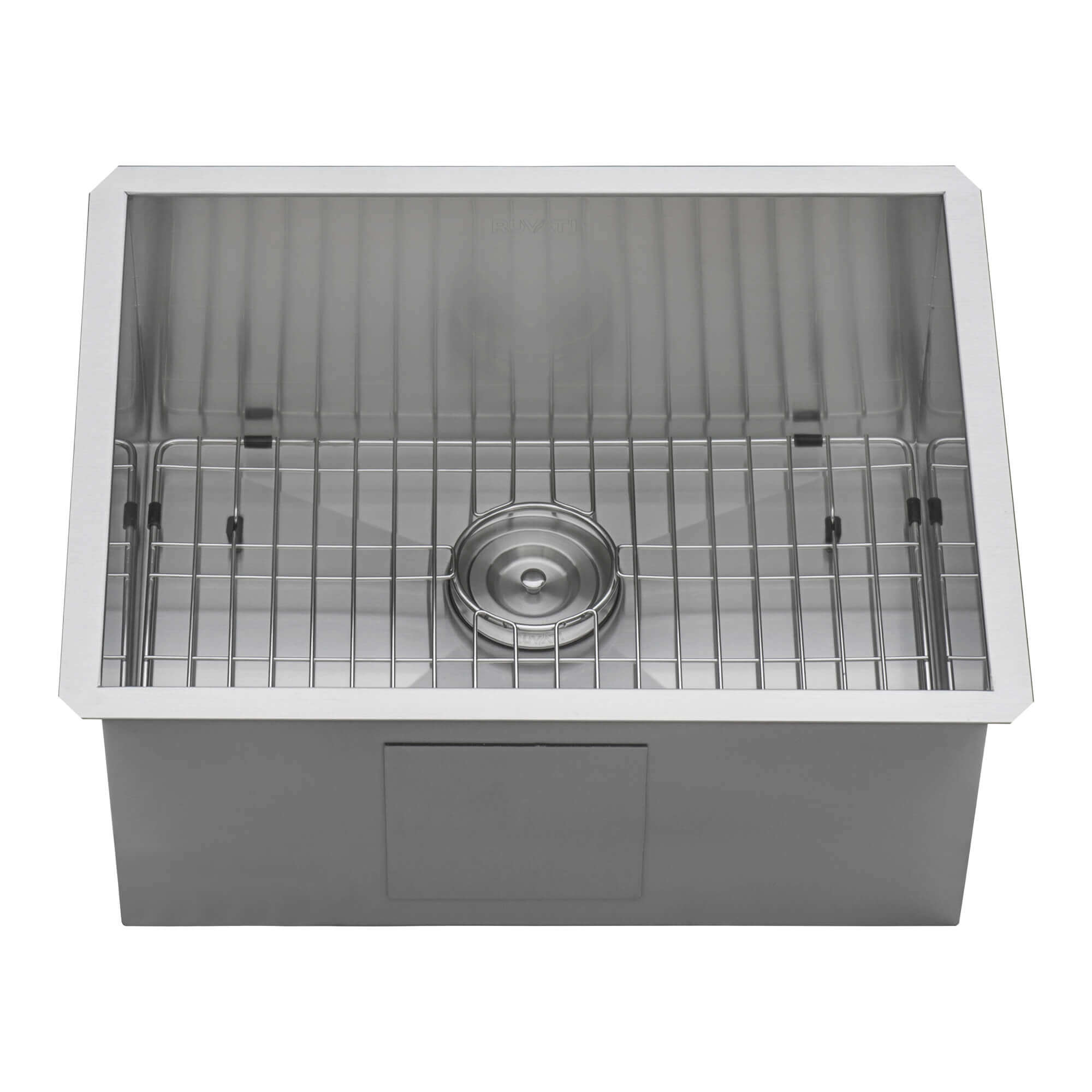 Alternate Image for Ruvati Nesta 23" Undermount Stainless Steel Kitchen Sink, 16 Gauge, Zero Radius, RVH7100