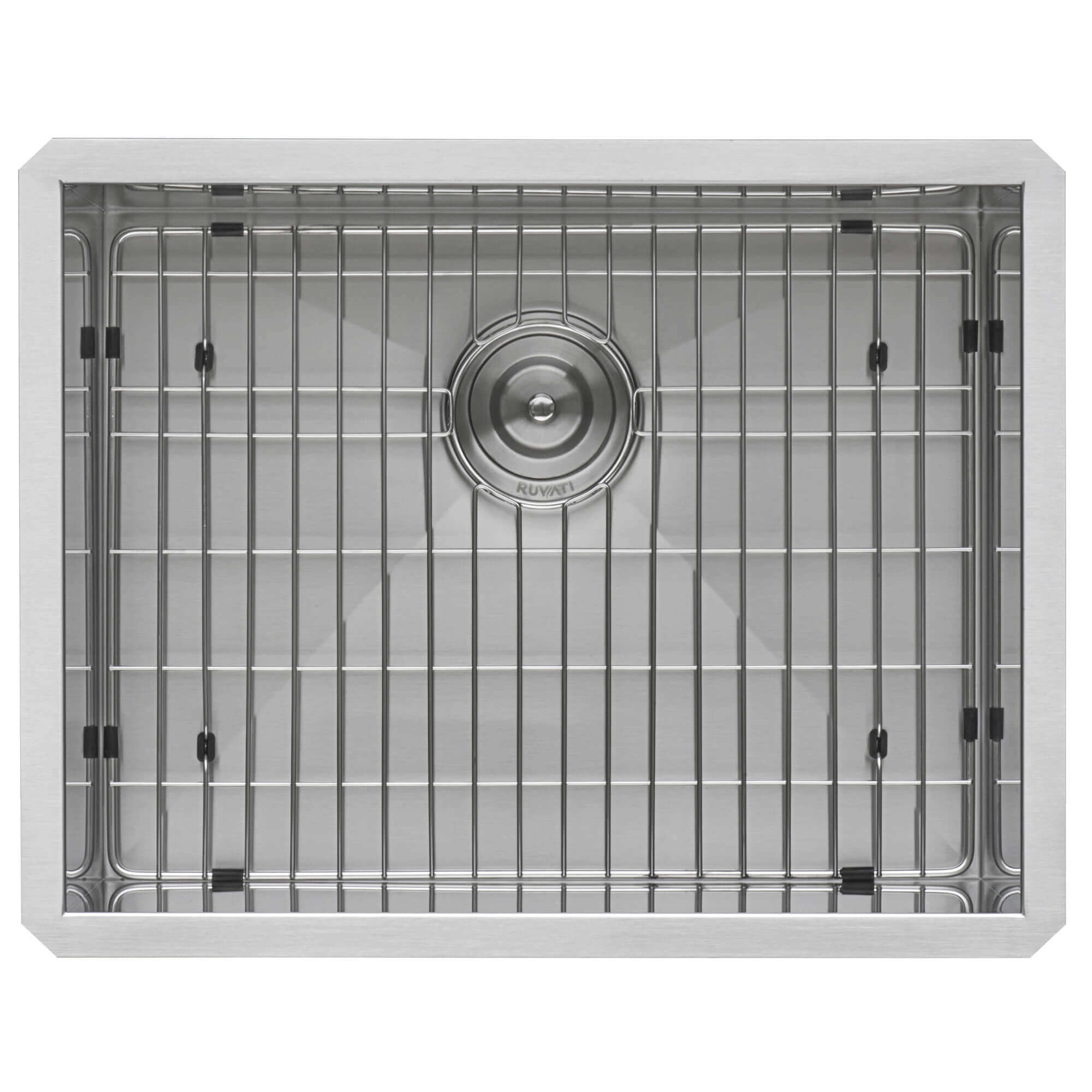Alternate Image for Ruvati Nesta 23" Undermount Stainless Steel Kitchen Sink, 16 Gauge, Zero Radius, RVH7100