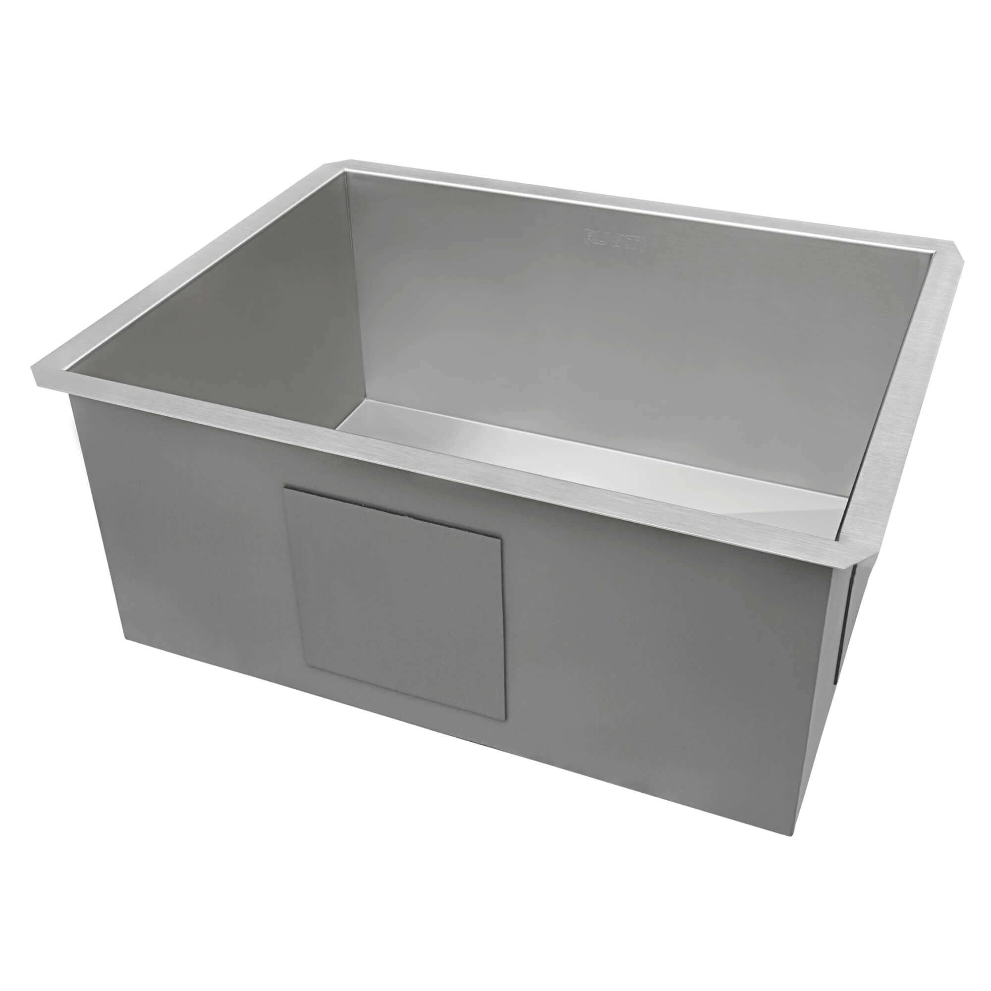 Alternate Image for Ruvati Nesta 23" Undermount Stainless Steel Kitchen Sink, 16 Gauge, Zero Radius, RVH7100