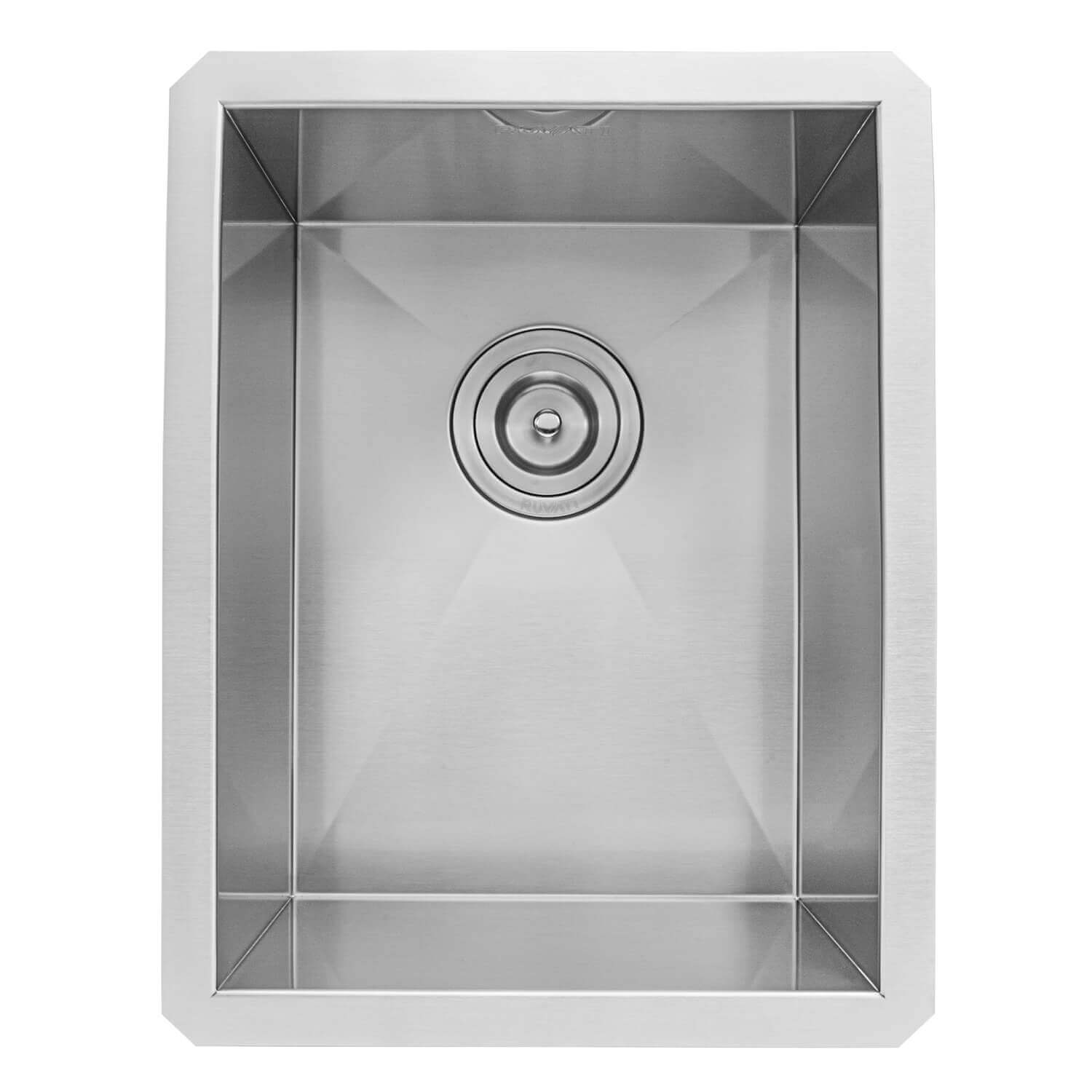 Alternate Image for Ruvati Nesta 14" Undermount Rectangle Stainless Steel Bar/Prep Sink, 16 Gauge, Zero Radius, RVH7110