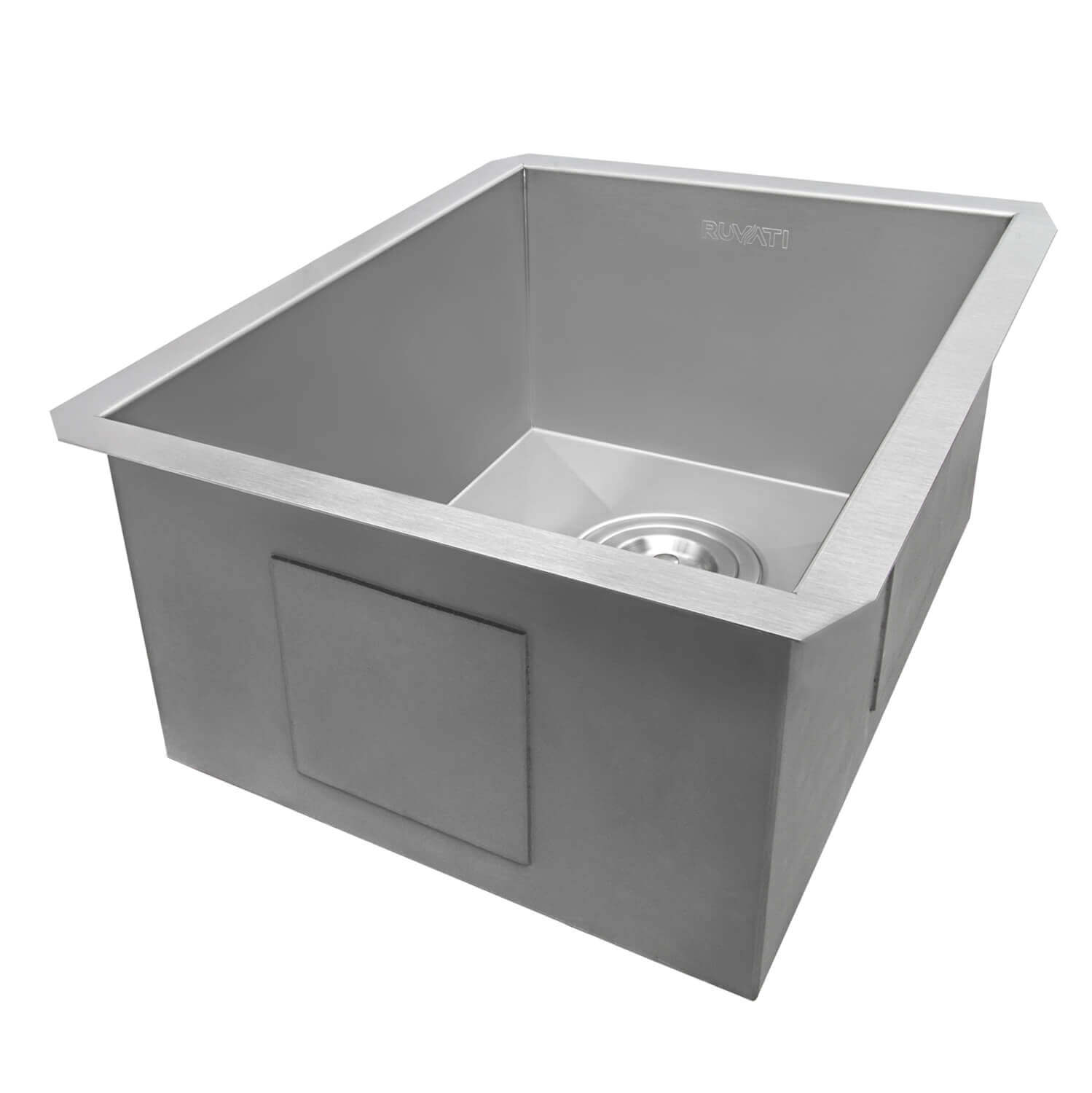 Alternate Image for Ruvati Nesta 14" Undermount Rectangle Stainless Steel Bar/Prep Sink, 16 Gauge, Zero Radius, RVH7110