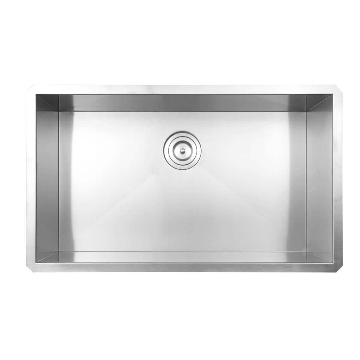 Alternate Image for Ruvati Nesta 32" Undermount Stainless Steel Kitchen Sink, 16 Gauge, Zero Radius, RVH7405
