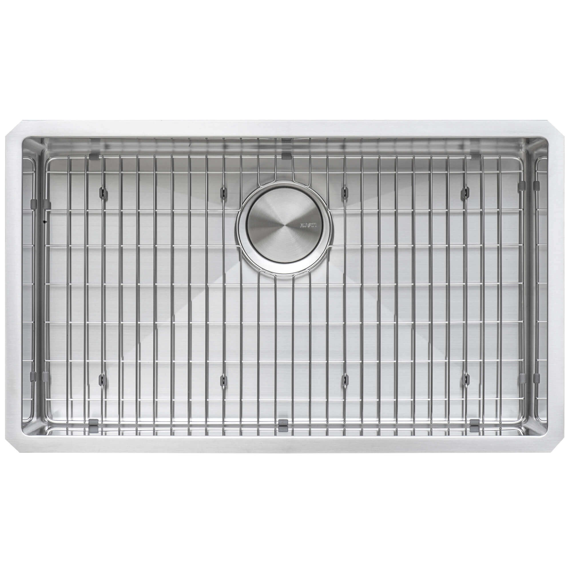 Alternate Image for Ruvati Gravena 35" Undermount Stainless Steel Kitchen Sink, 16 Gauge, Rounded Corners, RVH7466